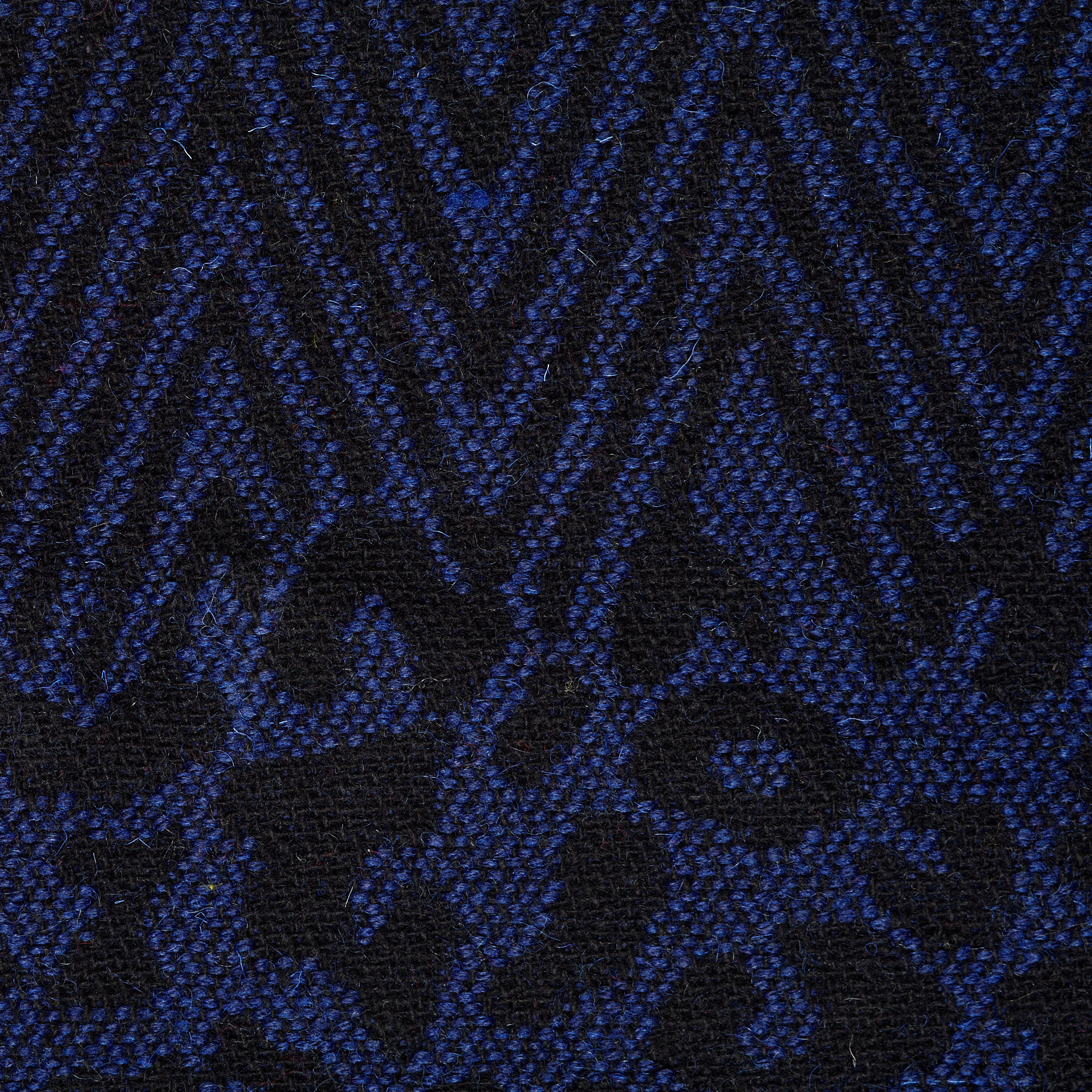 JACQUARD, WOOL, BLUE INDIGO (F000034162) - Texture