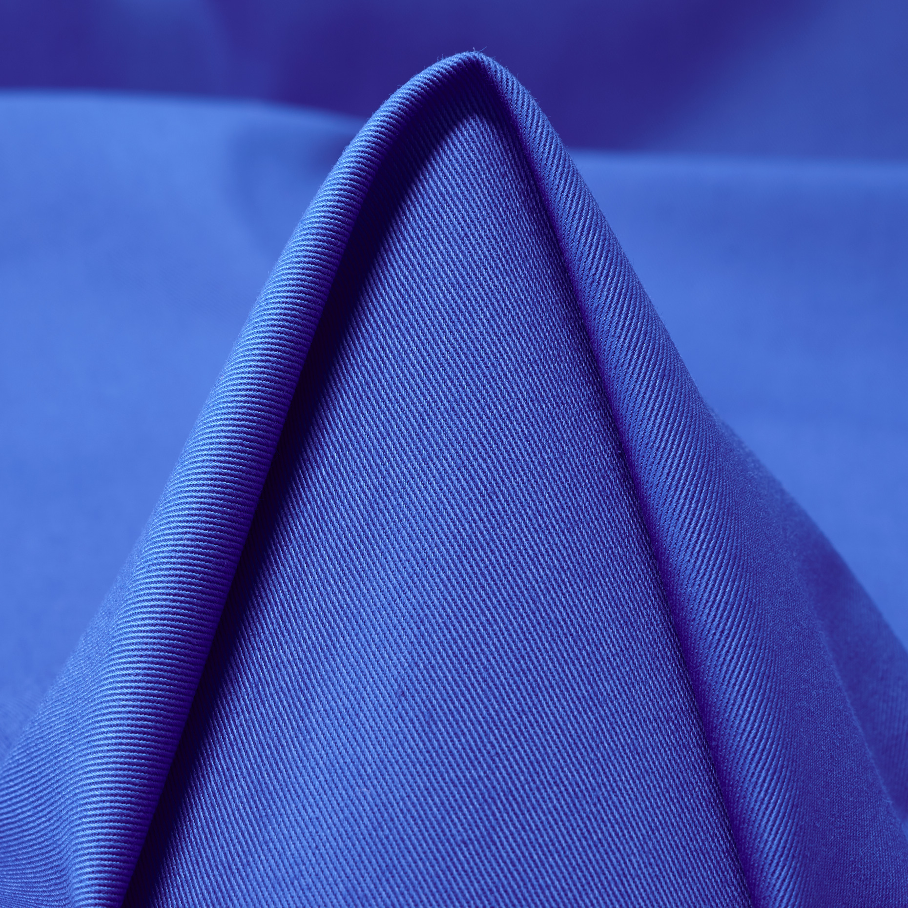 TWILL, COTTON, ELASTIC, STRONG BLUE (F000049488)