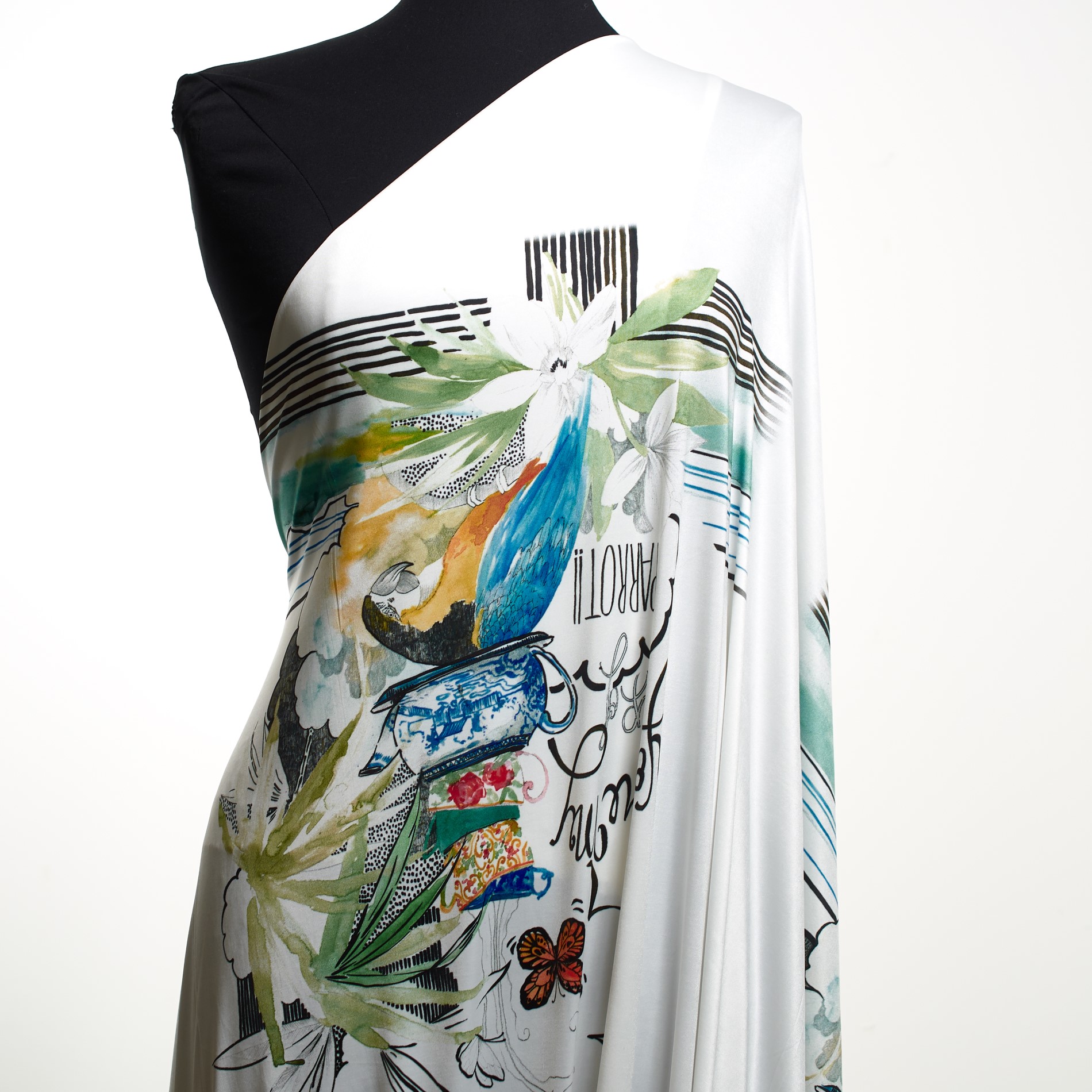 Single Jersey, Stampato, Snow White (F000031328) - Manichino