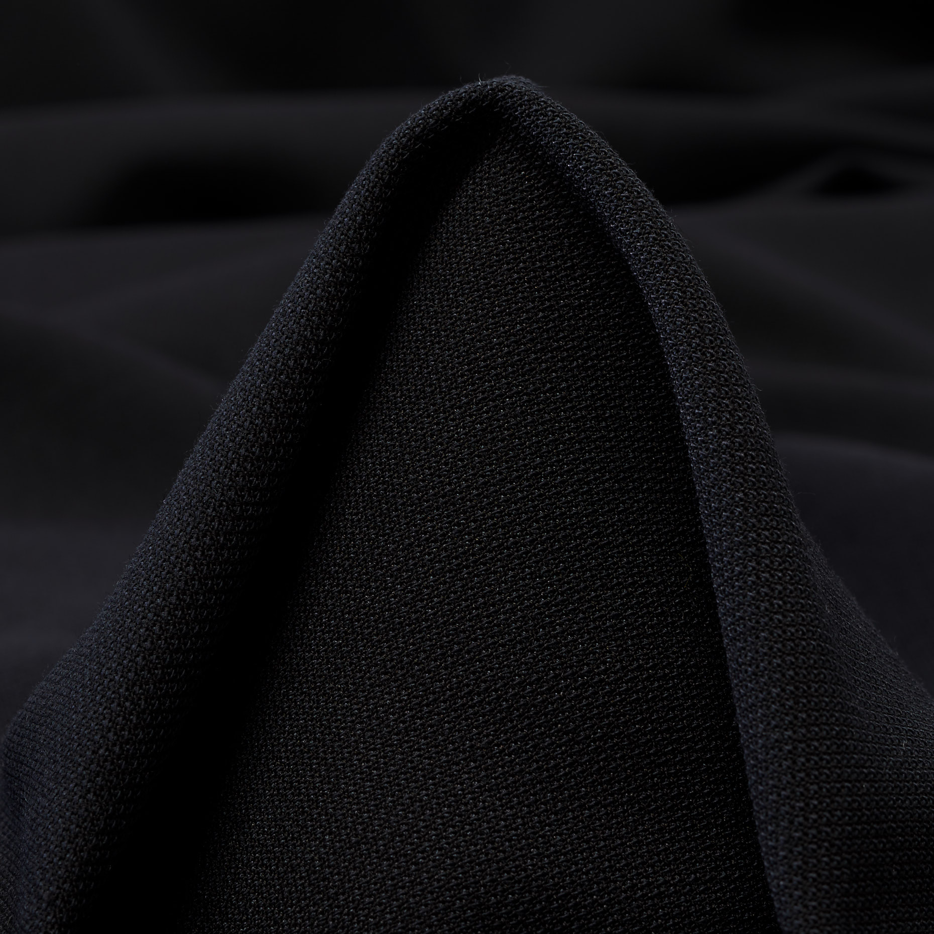 Пике, Вискоза Смесовая, Стрейч, Raven Black (T0000289)