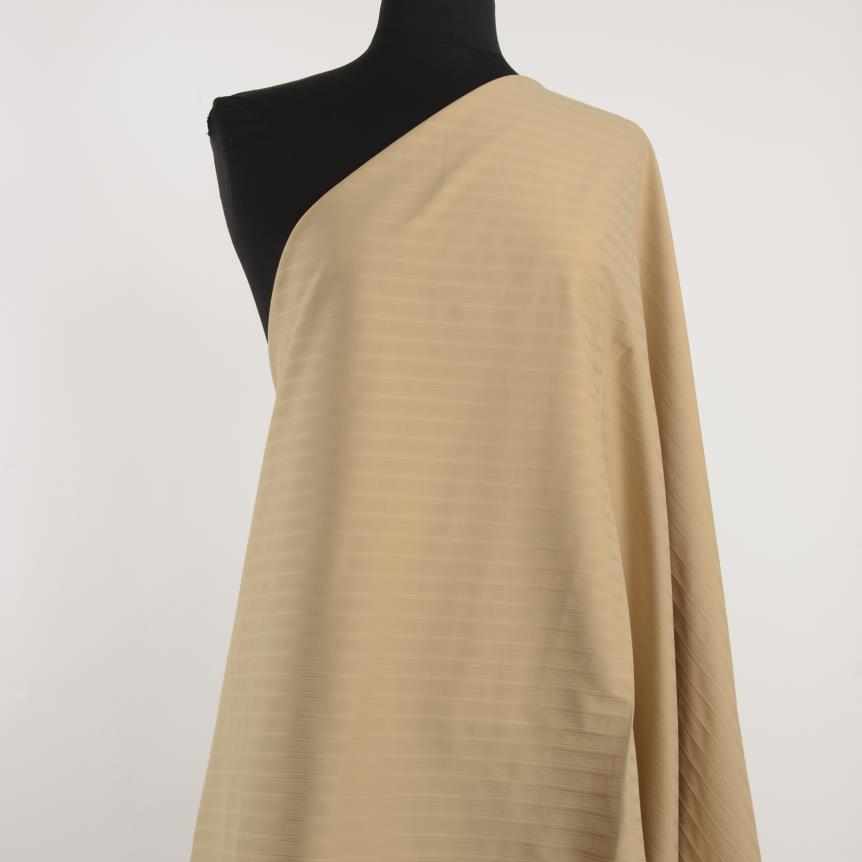 POPLIN, COTTON, ELASTIC, SAND (F0000033) - Mannequin