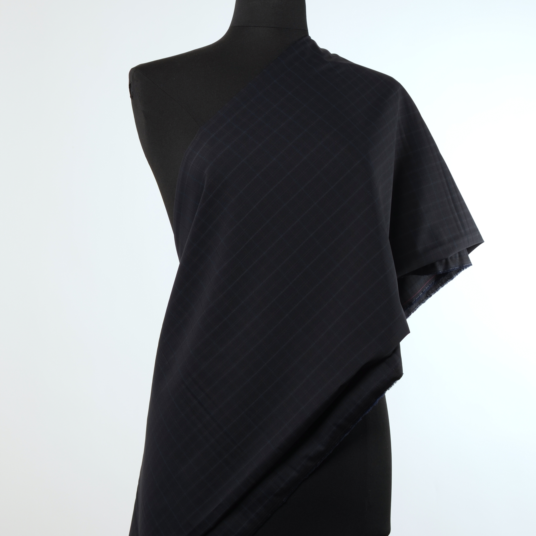COOL WOOL, GLENCHECK, MIDNIGHT BLUE (F000012466) - Mannequin