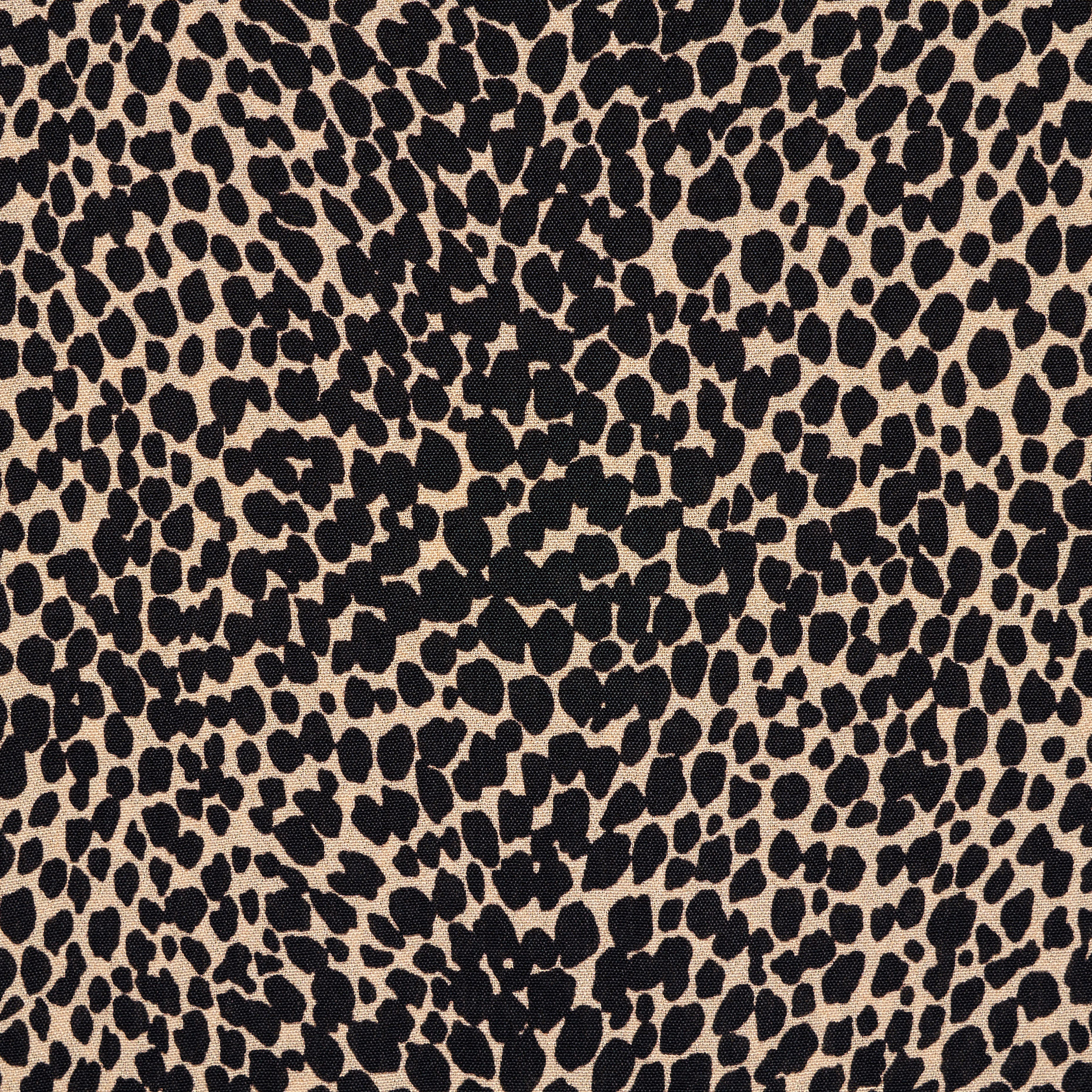 Креп, Вискоза, Принт, Almond Peach&Raven Black (F000040082) - Ткань