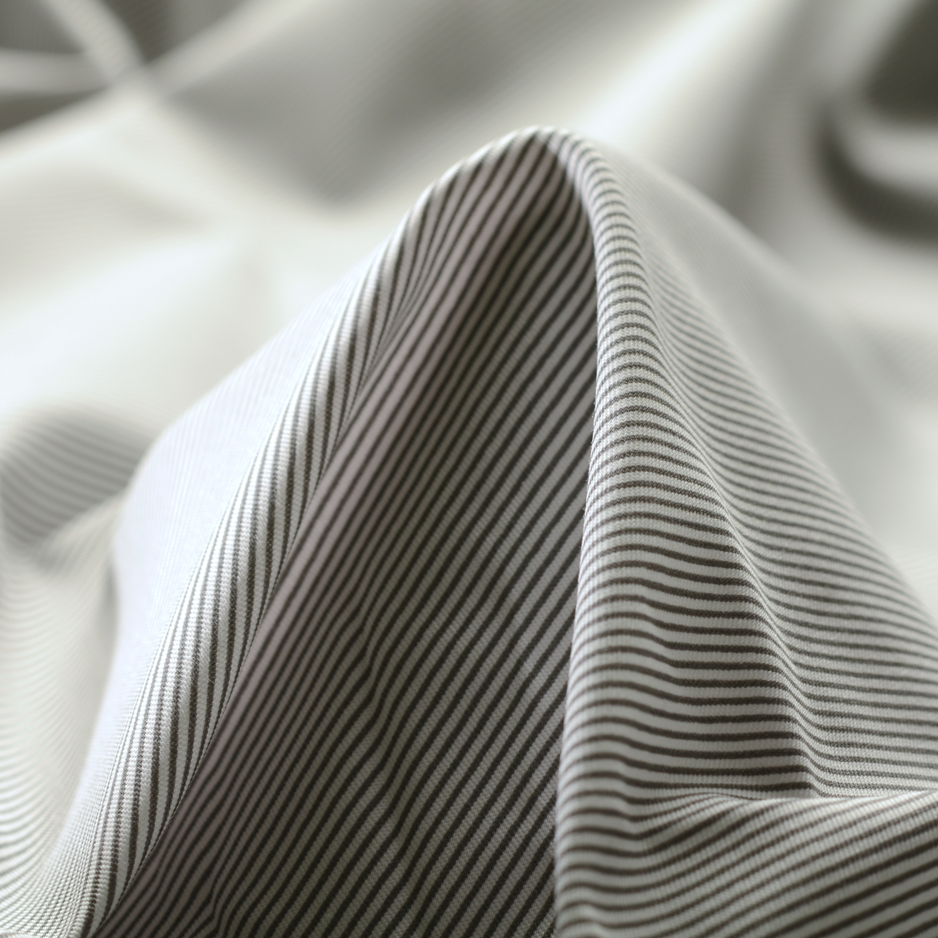 COTTON BLEND, STRIPES, BRILLIANT WHITE&SKYROCKET