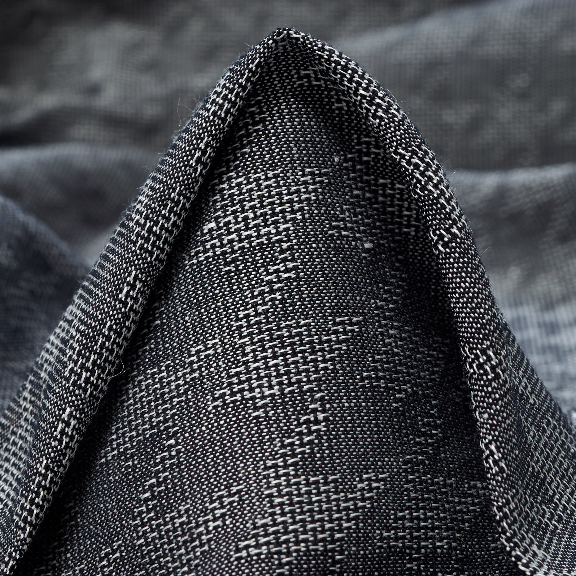 COTTON, LINEN BLEND, HOUNDSTOOTH, STEEL GRAY (F000044745)