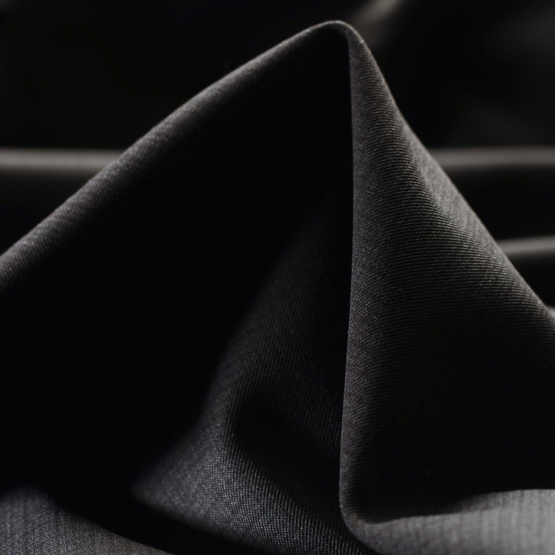 FINE WOOL, STRIPES, MELANGE, POLAR NIGHT (F000017518)