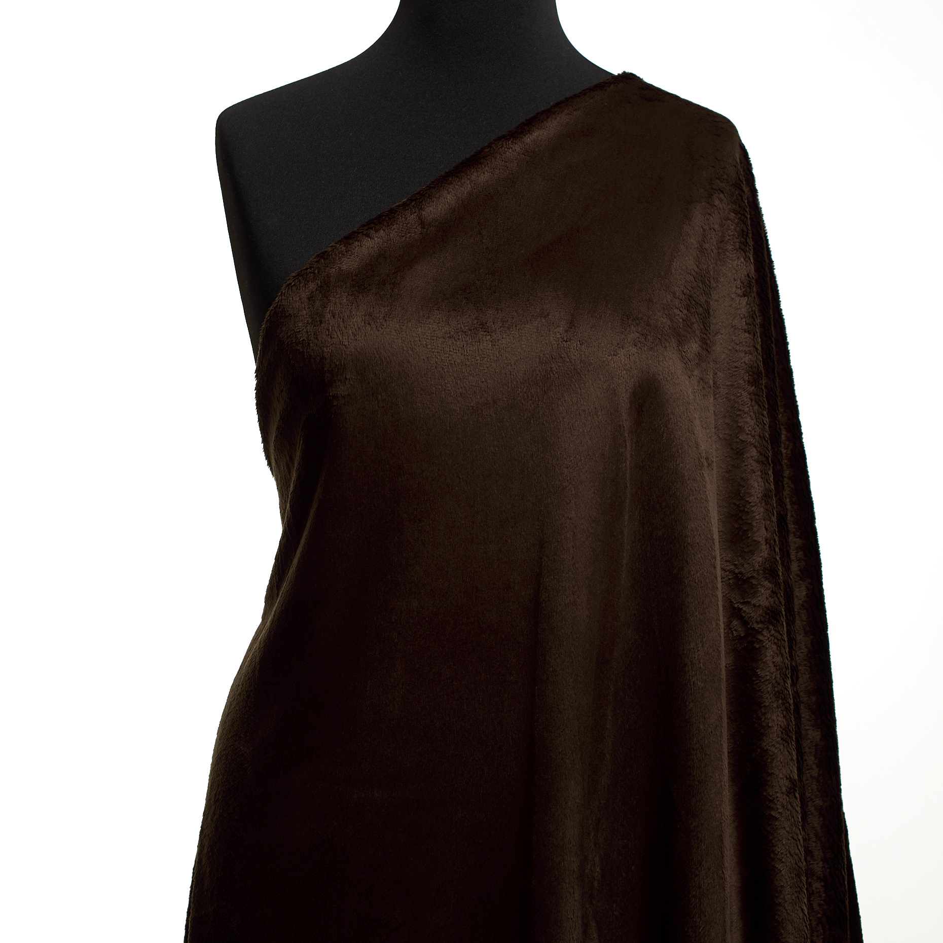 Fake Fur, Jersey, Seal Brown (F0000333) - Mannequin