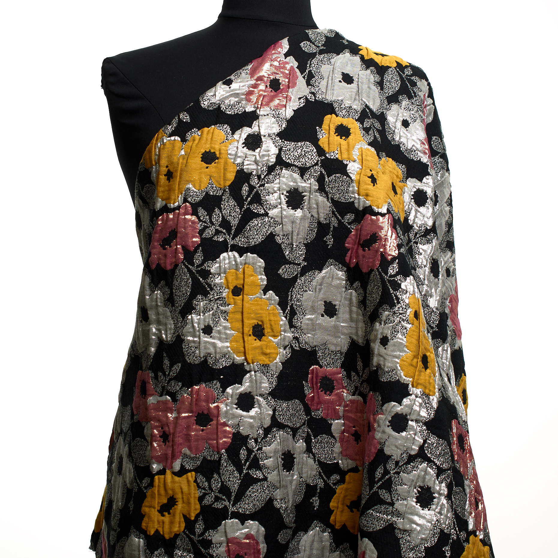 CLOQUET, COTTON, METALLIC, SILVER&RAVEN BLACK (F000045565) - Mannequin