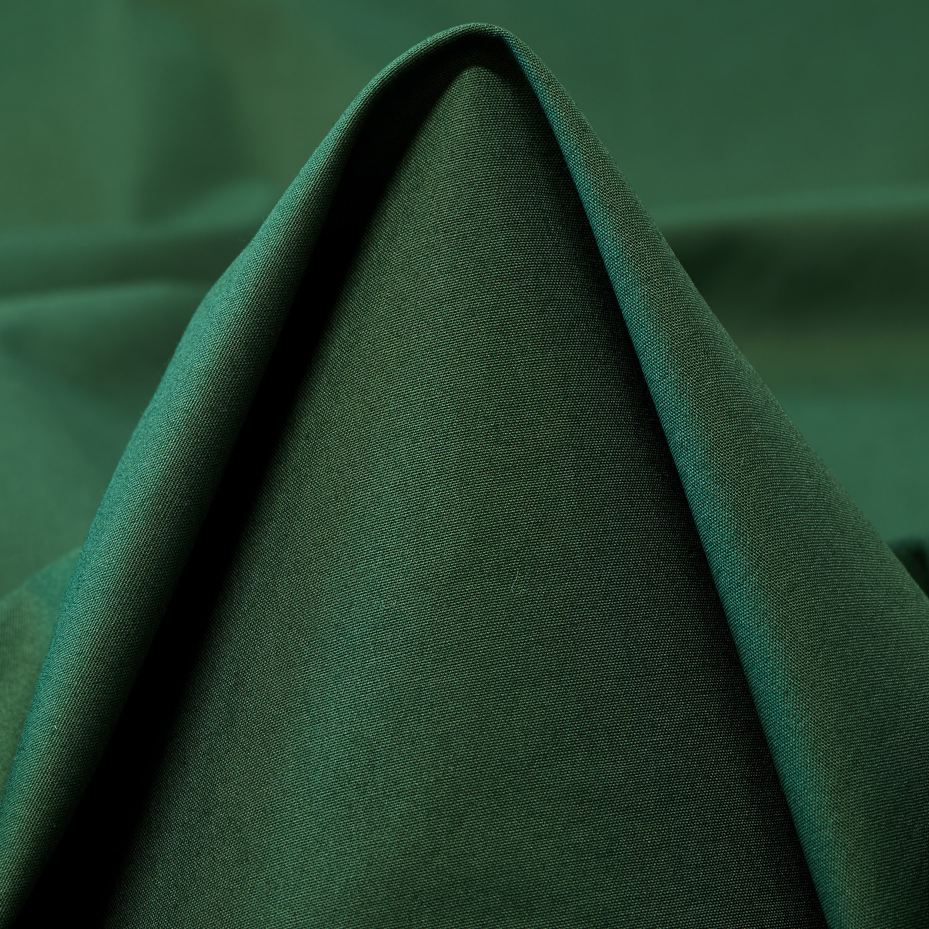 POPLIN, COTTON ELASTIC, ELASTIC, HUNTER GREEN (F000043474)