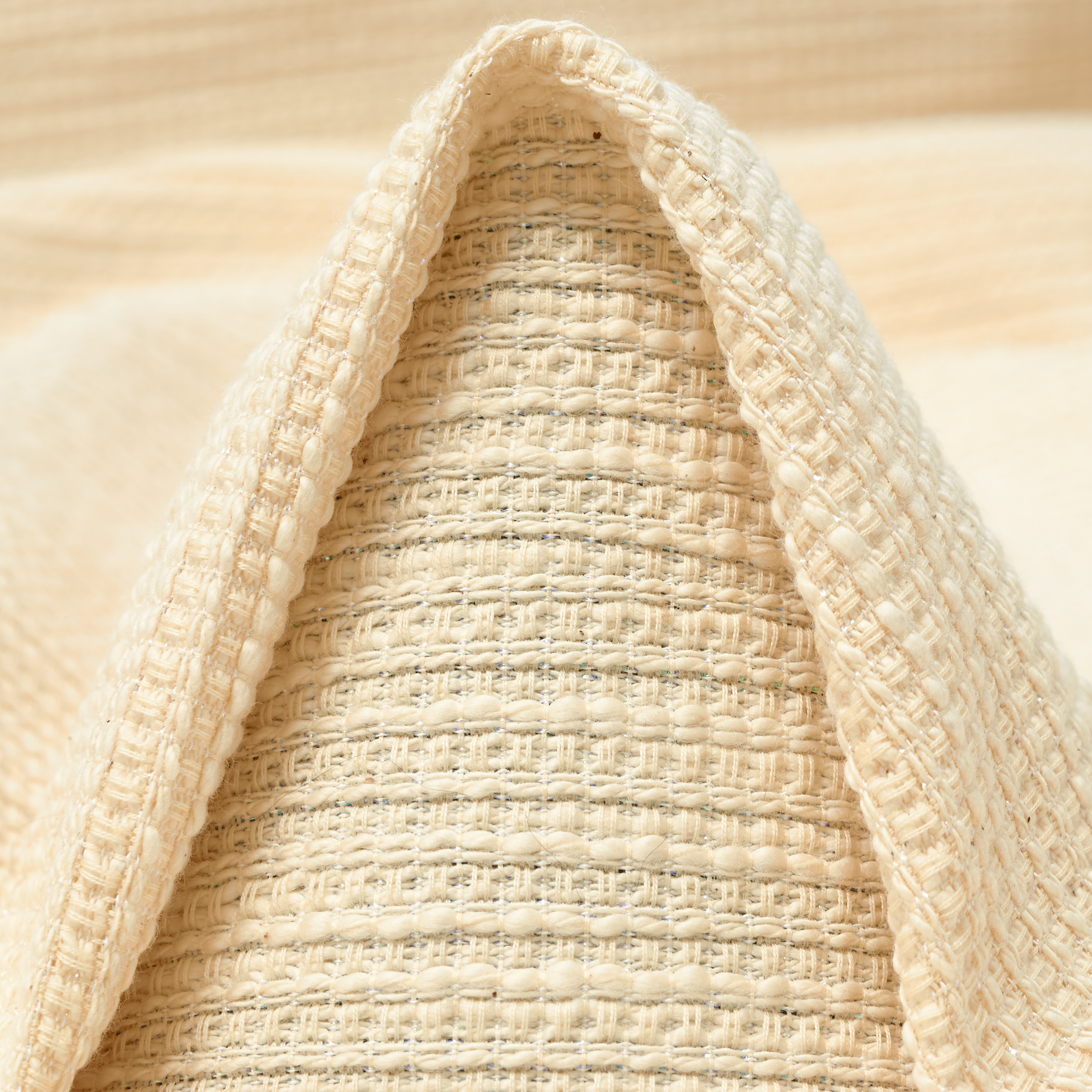 COTTON, LUREX, MICRO STRUCTURE, VANILLA ICE&SILVER