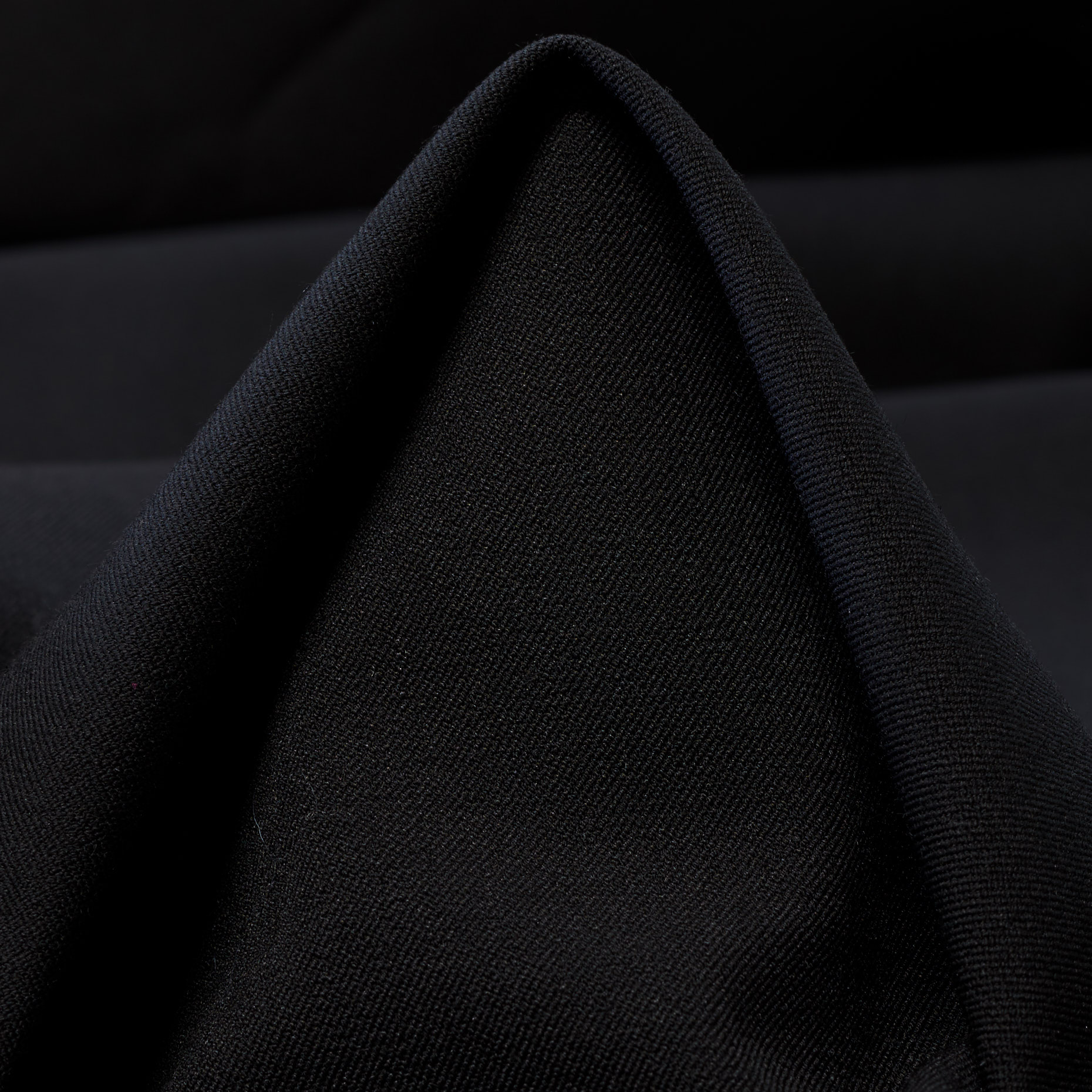 VISCOSE BLEND, ELASTIC, RAVEN BLACK (F000040306)