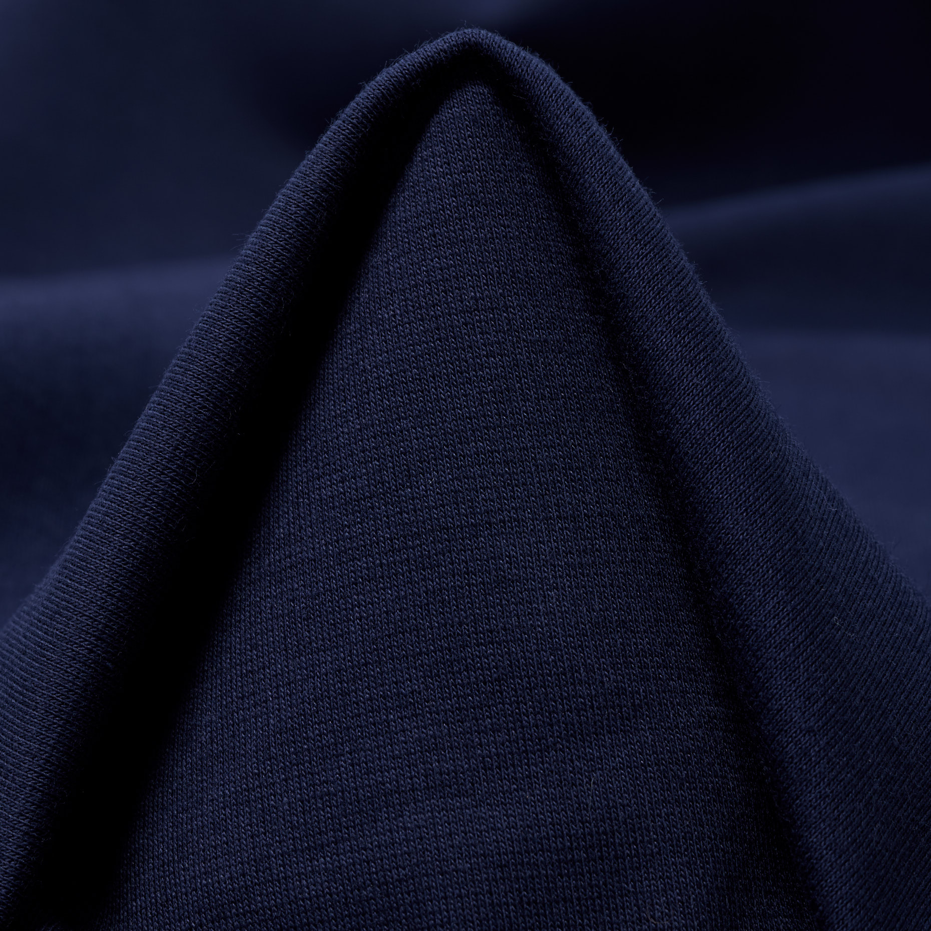 Трикотаж, Пунто Милано, Хлопок, Blue Depths (F000044137)