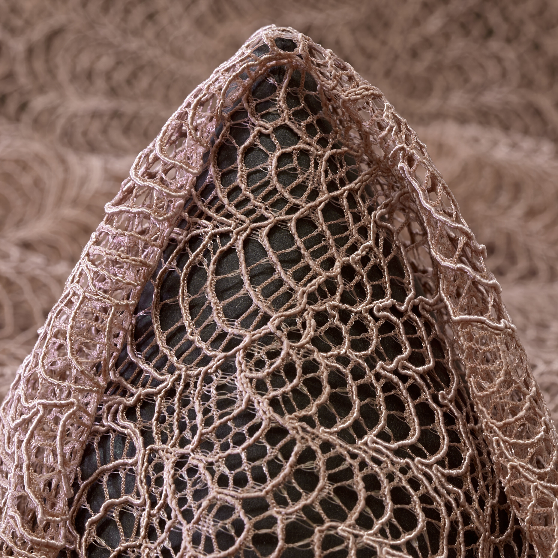 Encaje, Ramié Mix, Elástico, Mauve Chalk (F000045431)