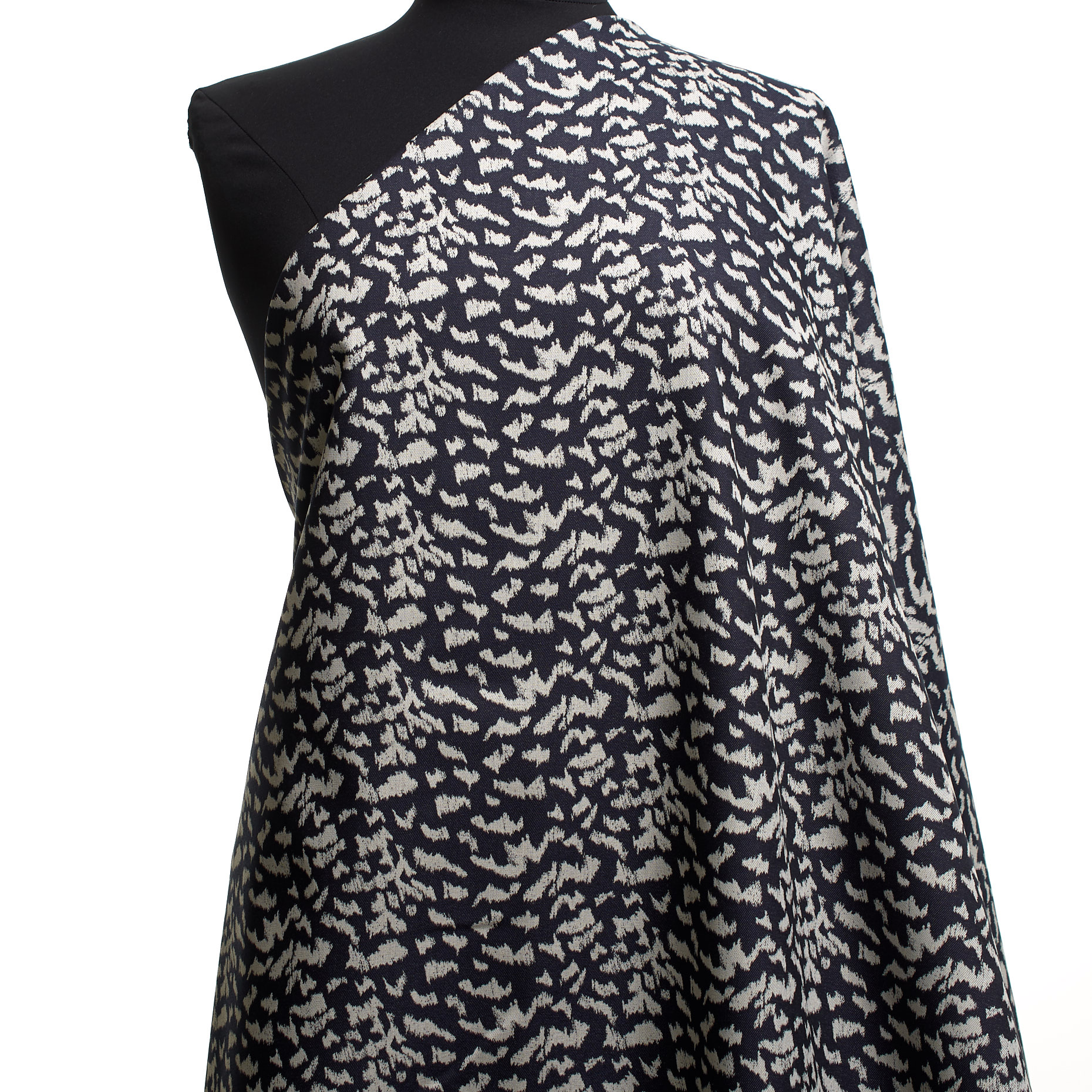 JACQUARD, COTTON, ELASTIC, IVORY&POLAR NIGHT (F000038280) - Mannequin