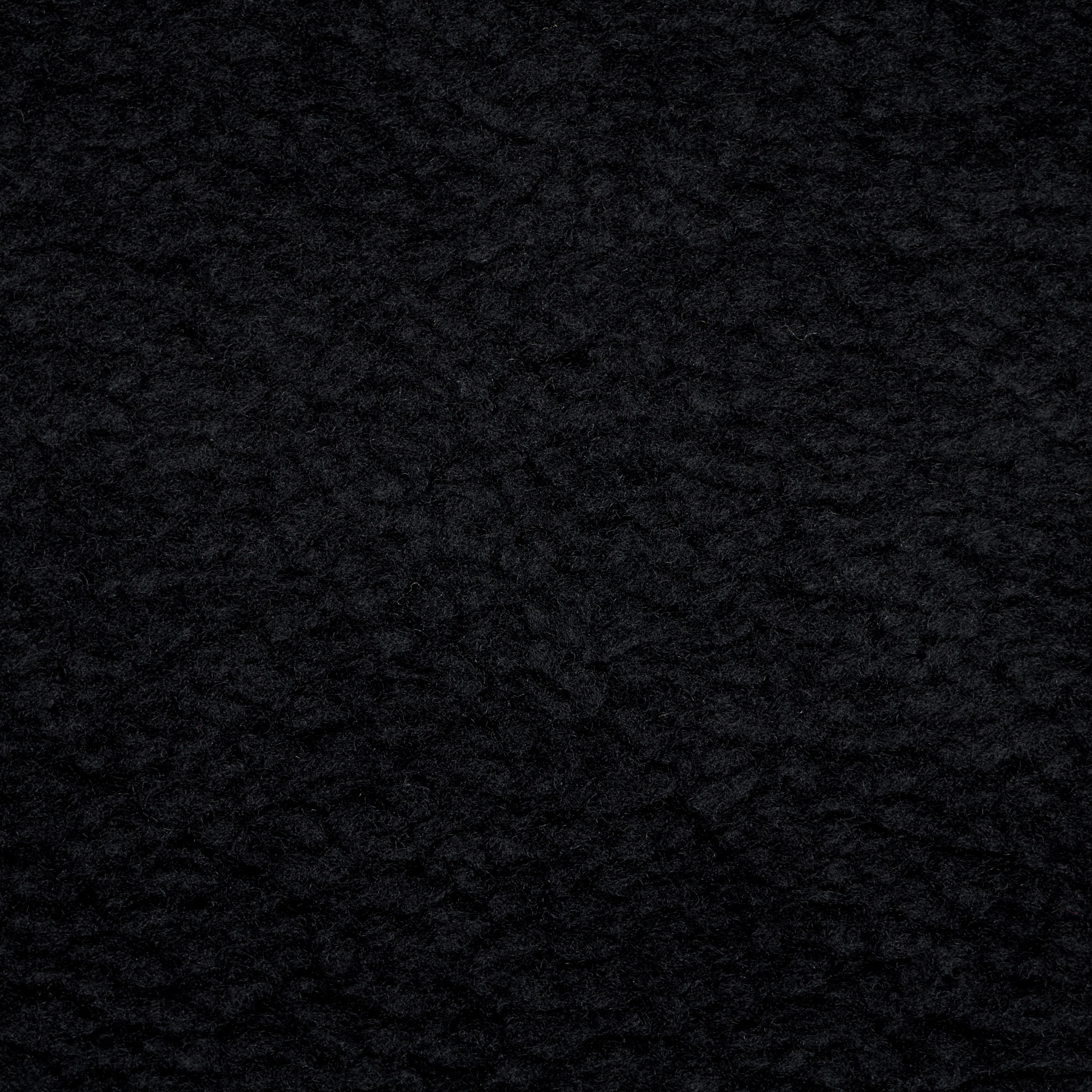 Teddy, Wool Blend, Jet Black (F000046495) - Texture