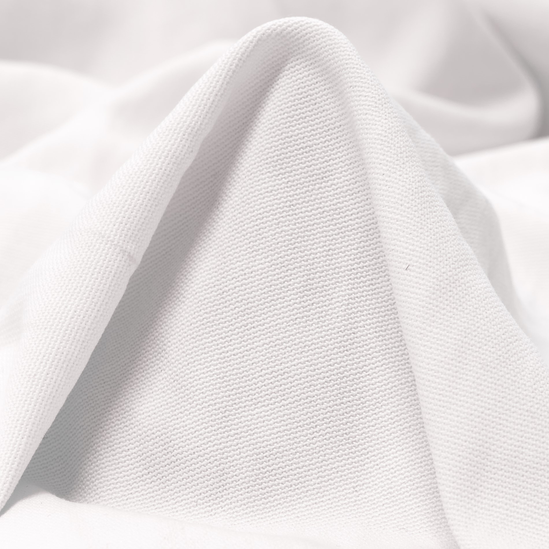 PIQUÉ, COTTON BLEND, SNOW WHITE (F000032510)