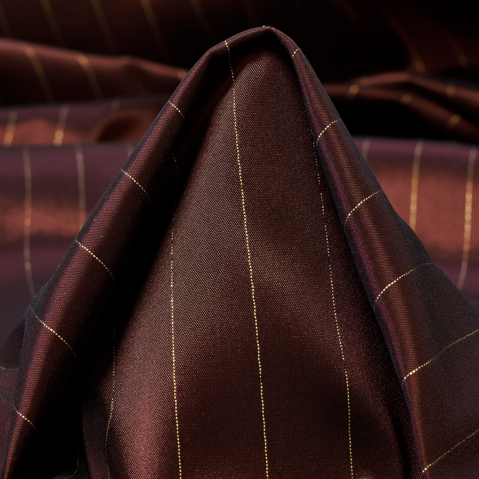 LINING, CUPRO, STRIPES, PORT ROYALE&GOLD (F000042954)