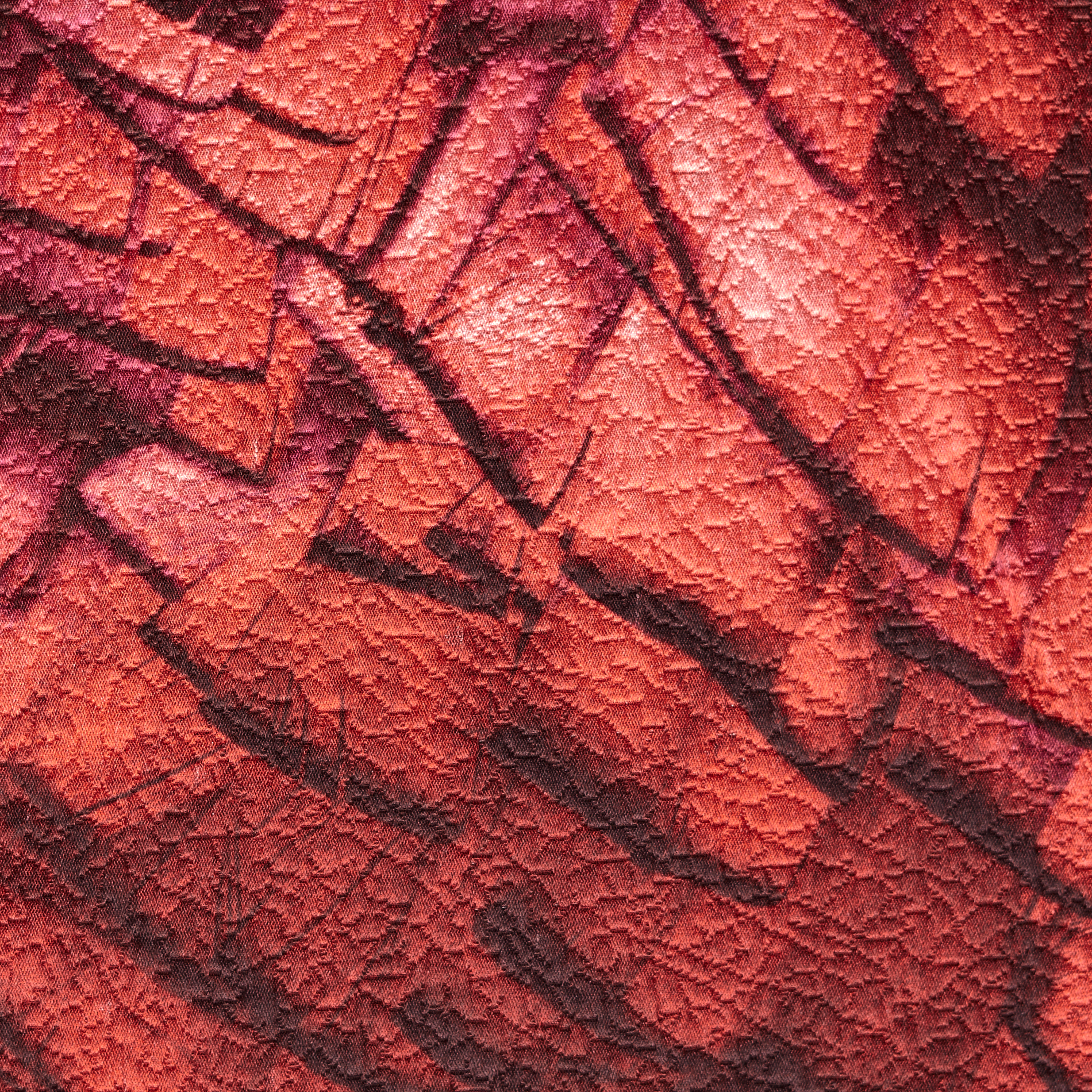 VIRGIN WOOL, PRINTED, SHELL PINK (F000005373) - Texture