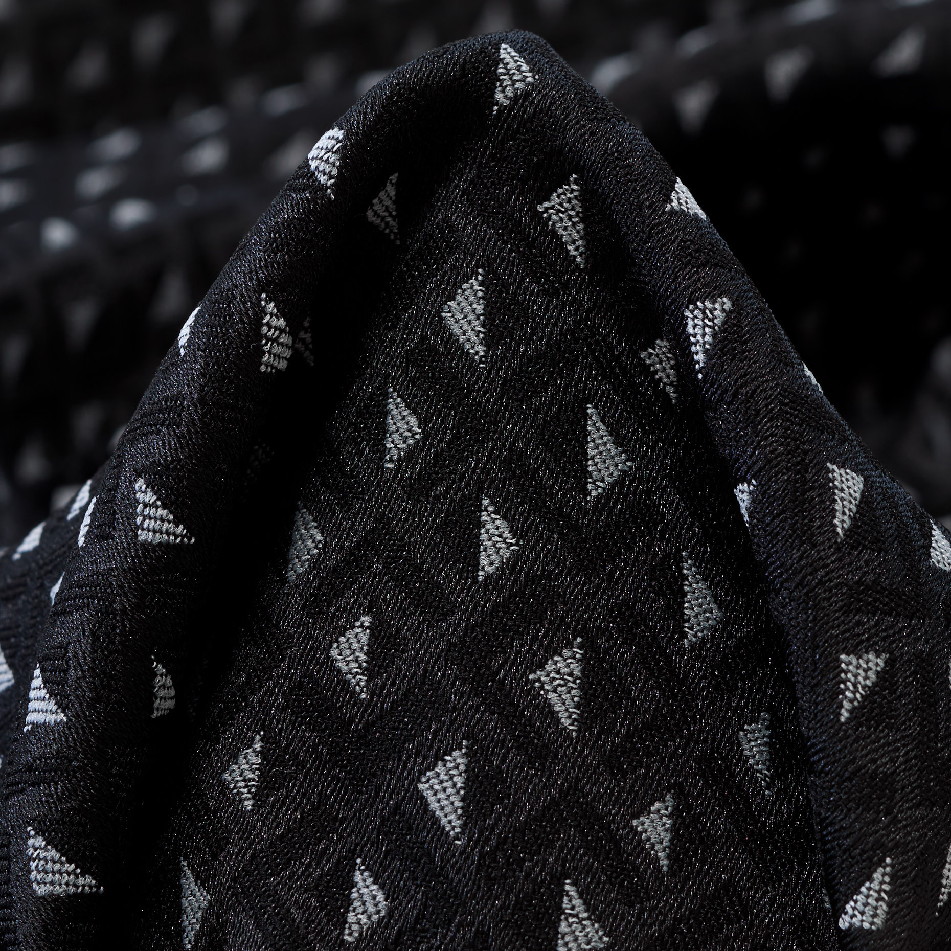 JACQUARD, ELASTIC, BLACKENED PEARL