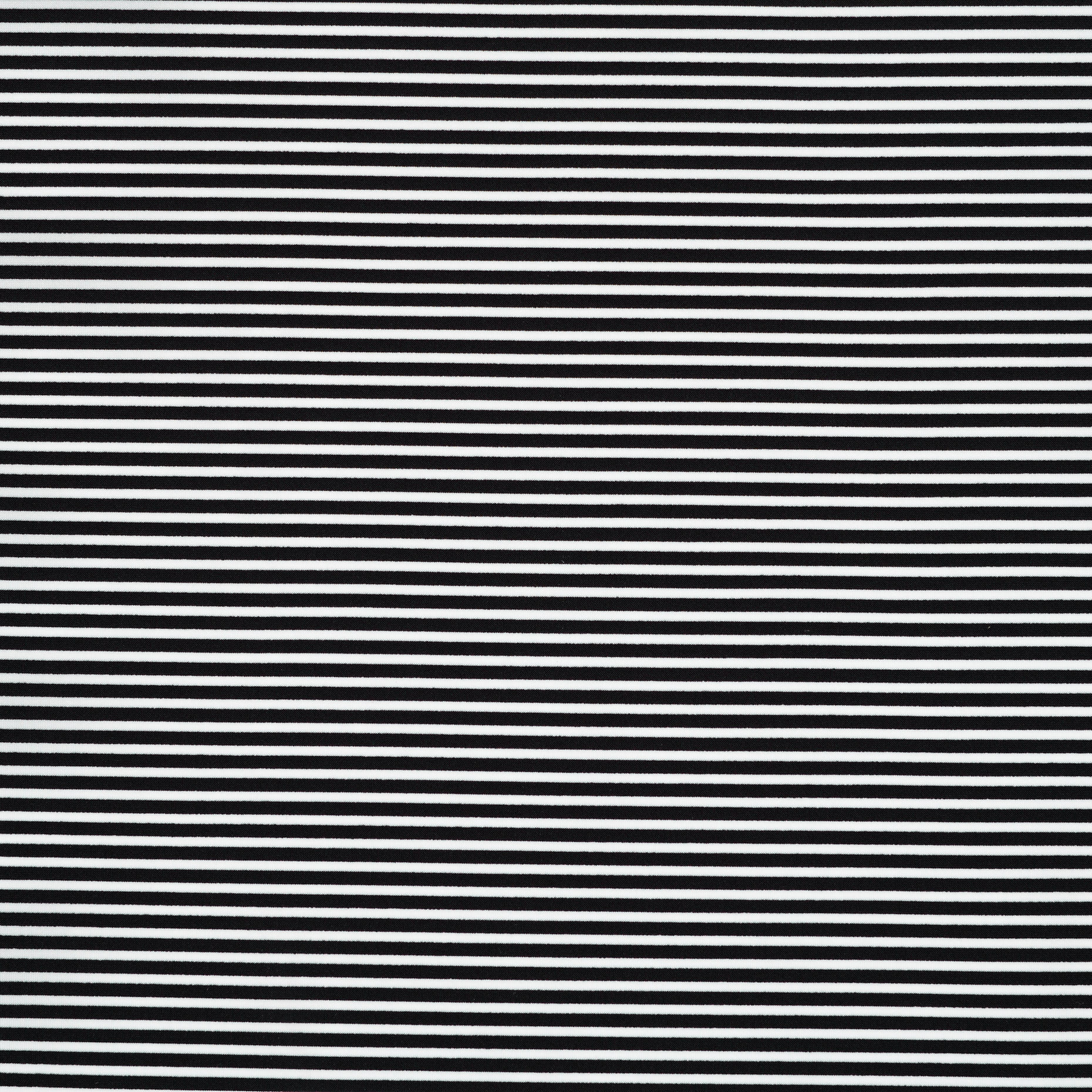 Techno Jersey, Streifen, Hohe Elastizität , Raven Black&Brilliant White (F000041516) - Gewebe