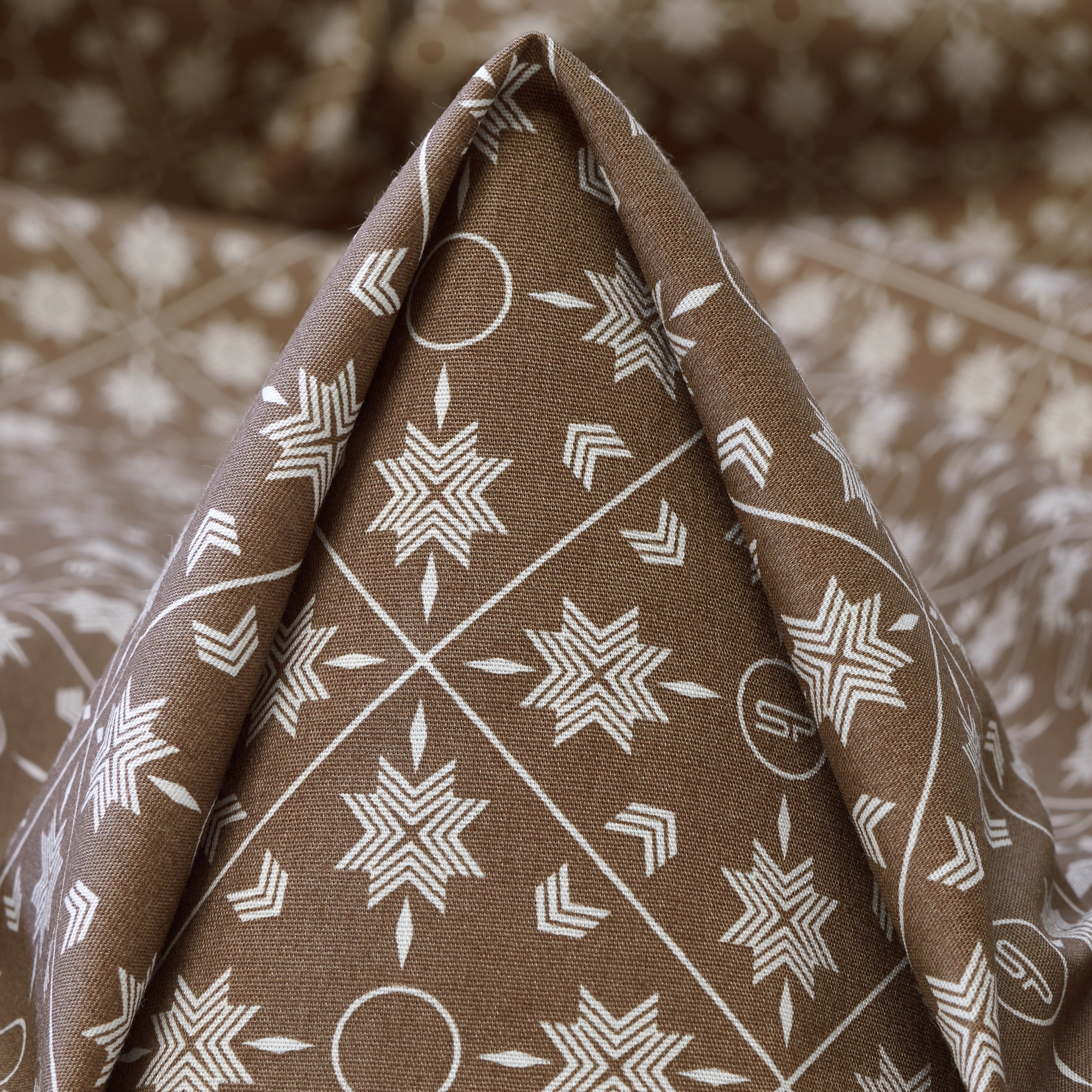 BATISTE, COTTON ELASTIC, PRINTED, GRAIGE (F000027339)