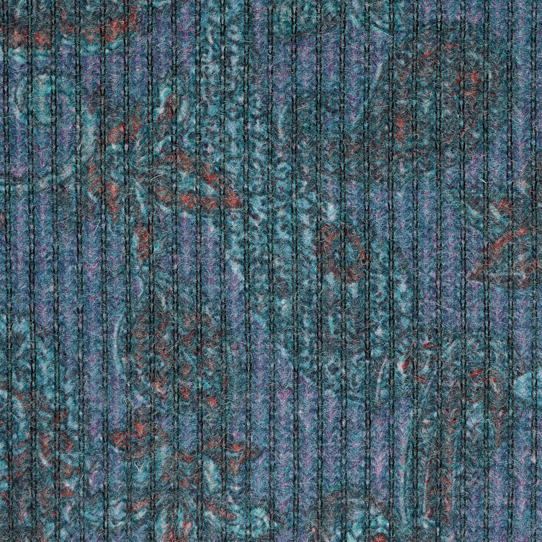 Tricot, Lana Hervida, Jaspeado, Forget-Me-Not (F000034005) - Tejido