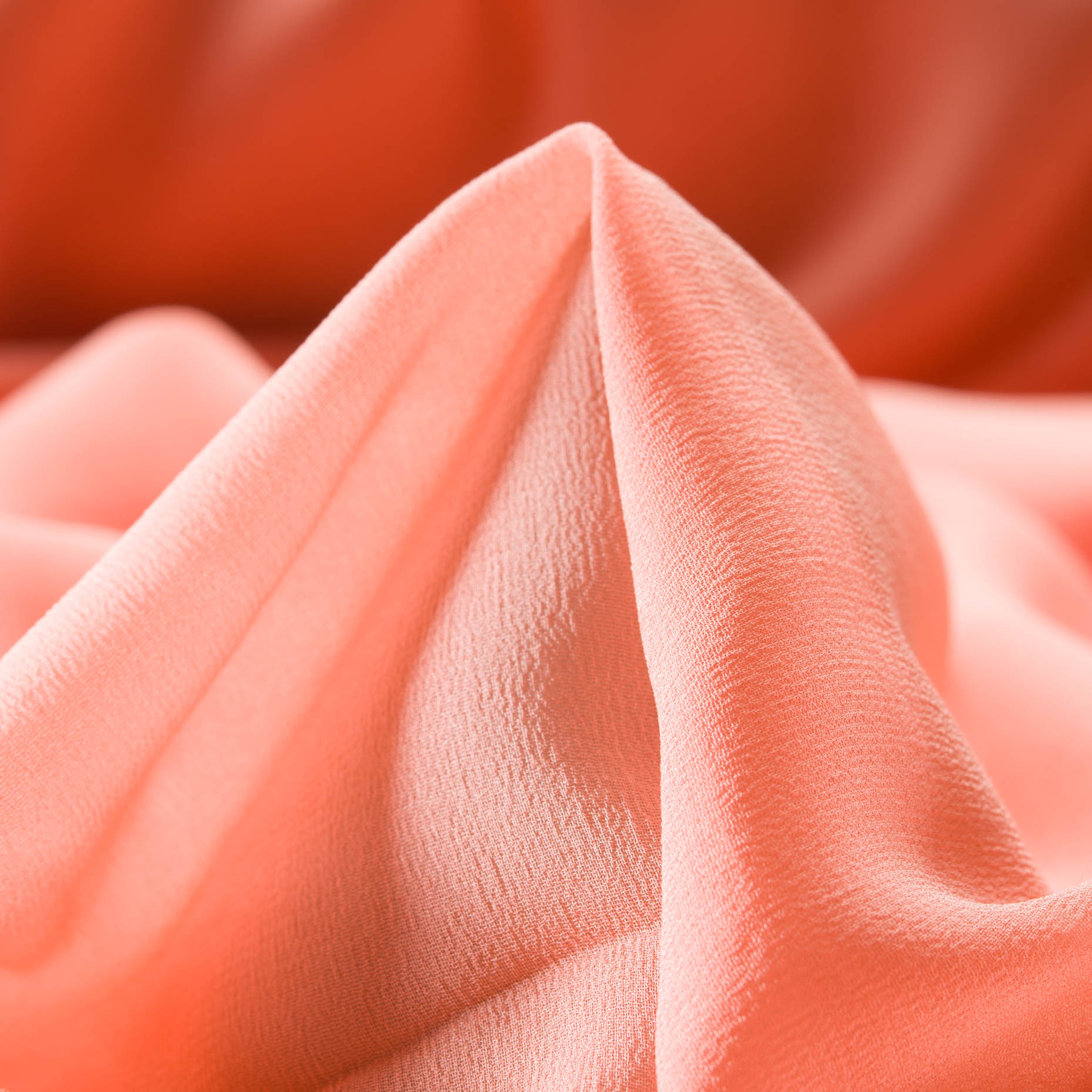 SILK, CRÊPE DE CHINE, LOBSTER (F000021145)