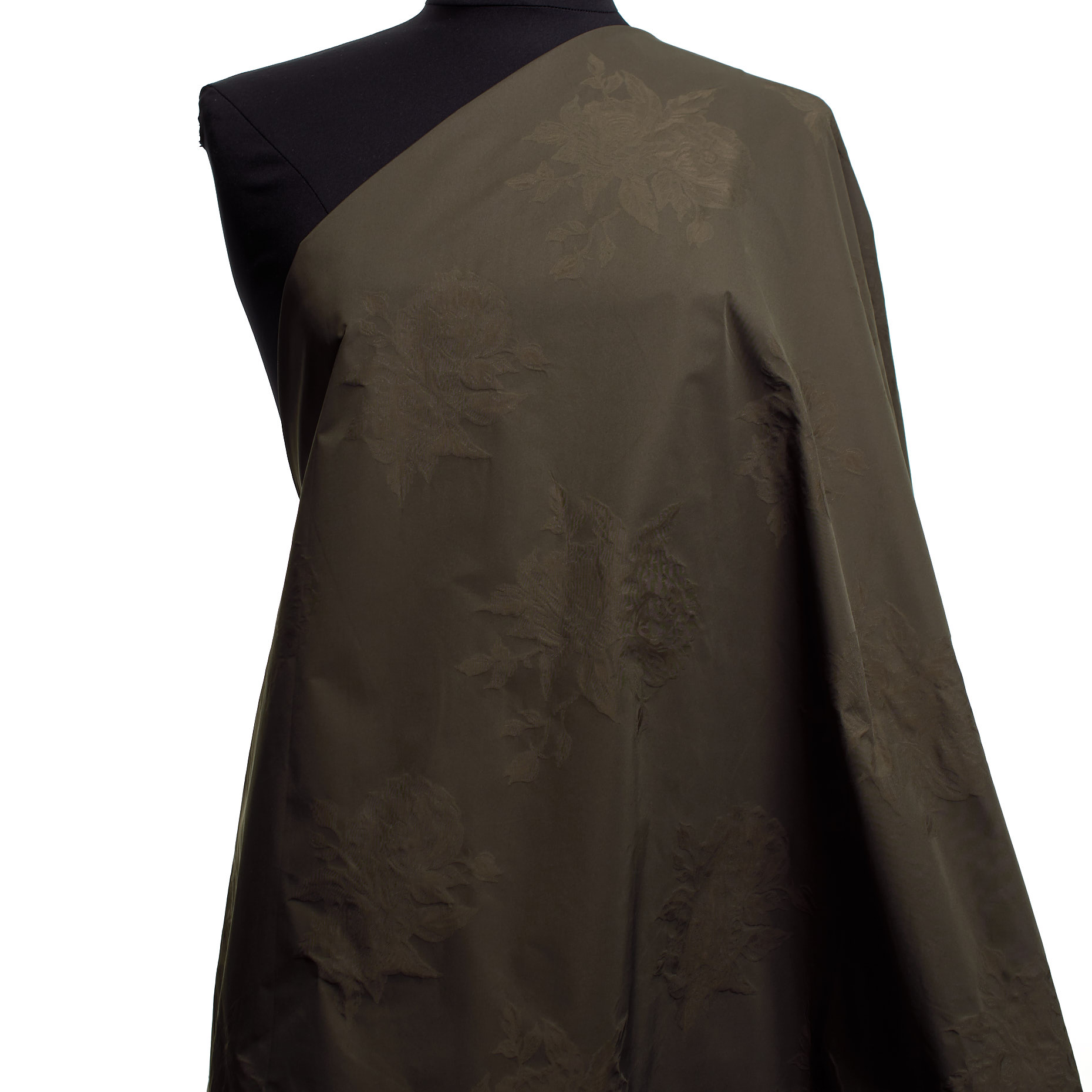JACQUARD, TAFFETA, OLIVE NIGHT (F000043045) - Mannequin