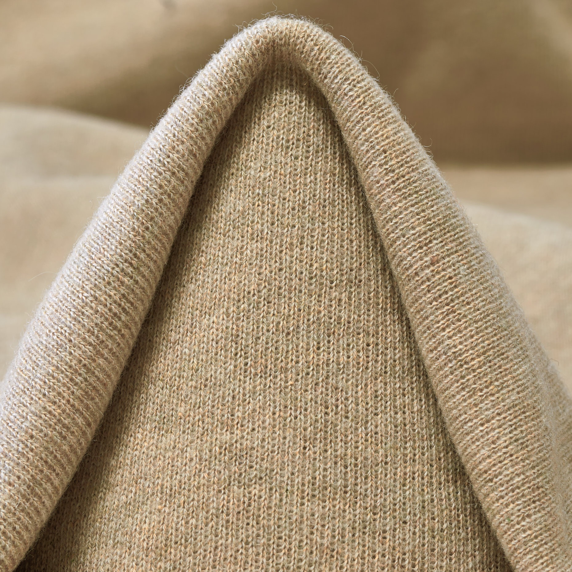 KNIT, BOUCLÉ, WOOL BLEND, SAFARI (F000044513)