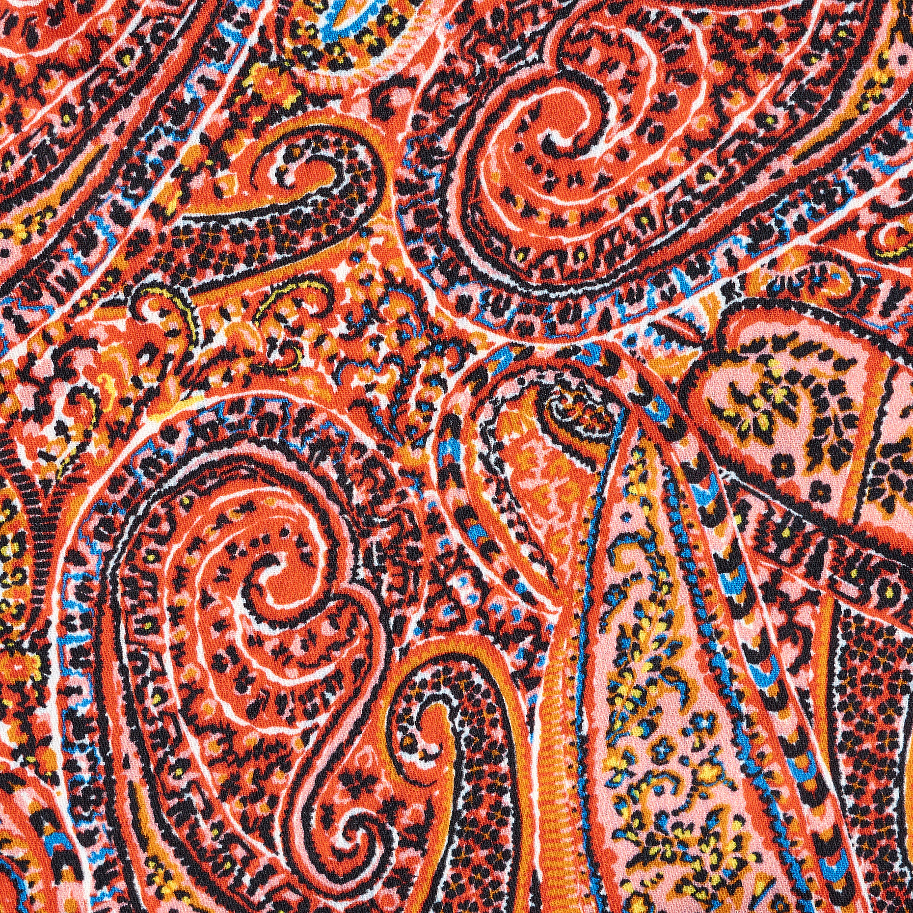 Креп, Вискоза, Пейсли, Koi (F000044099) - Ткань