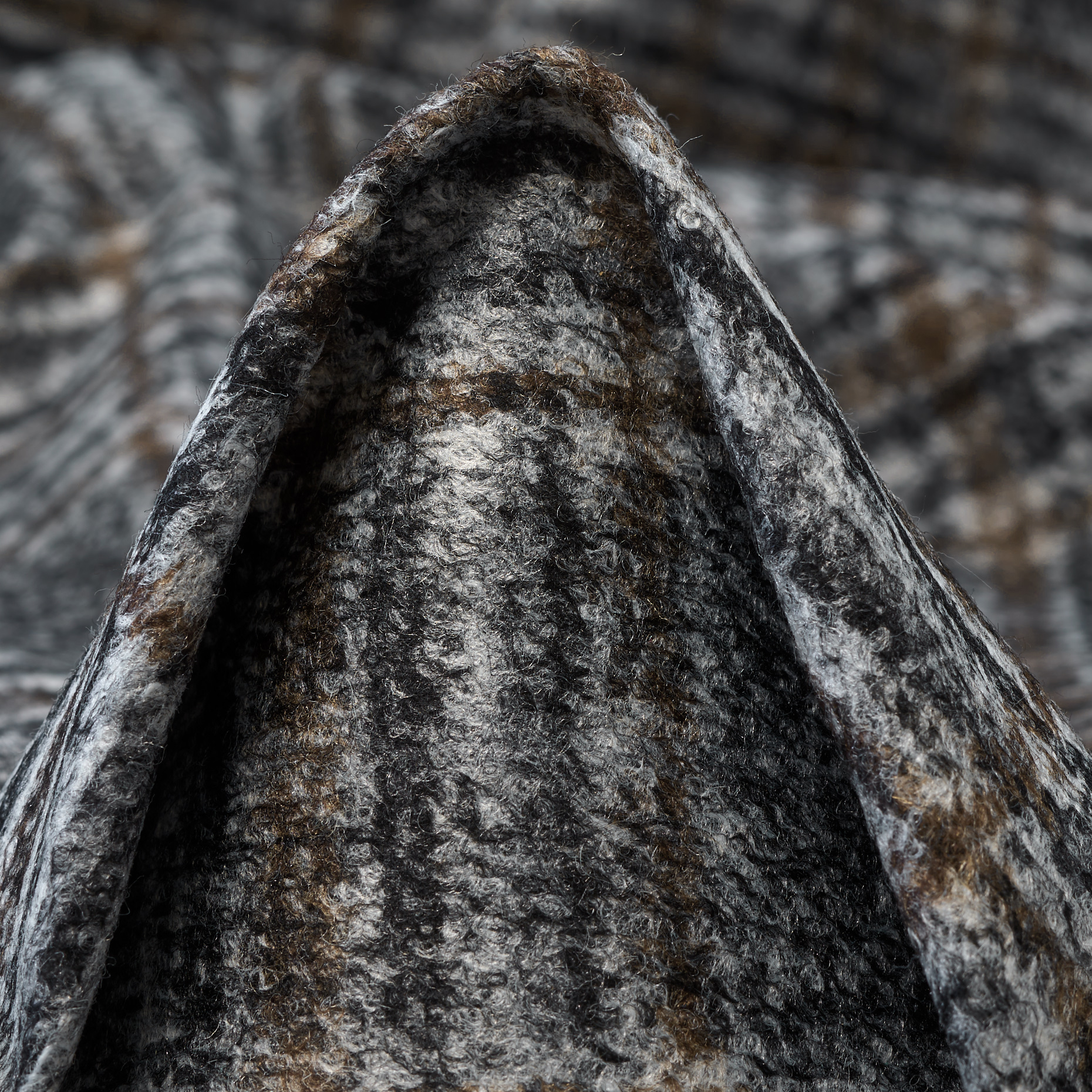 JERSEY, WOOL BLEND, CHECK, VAPOROUS GRAY&ANTHRACITE (F000048150)