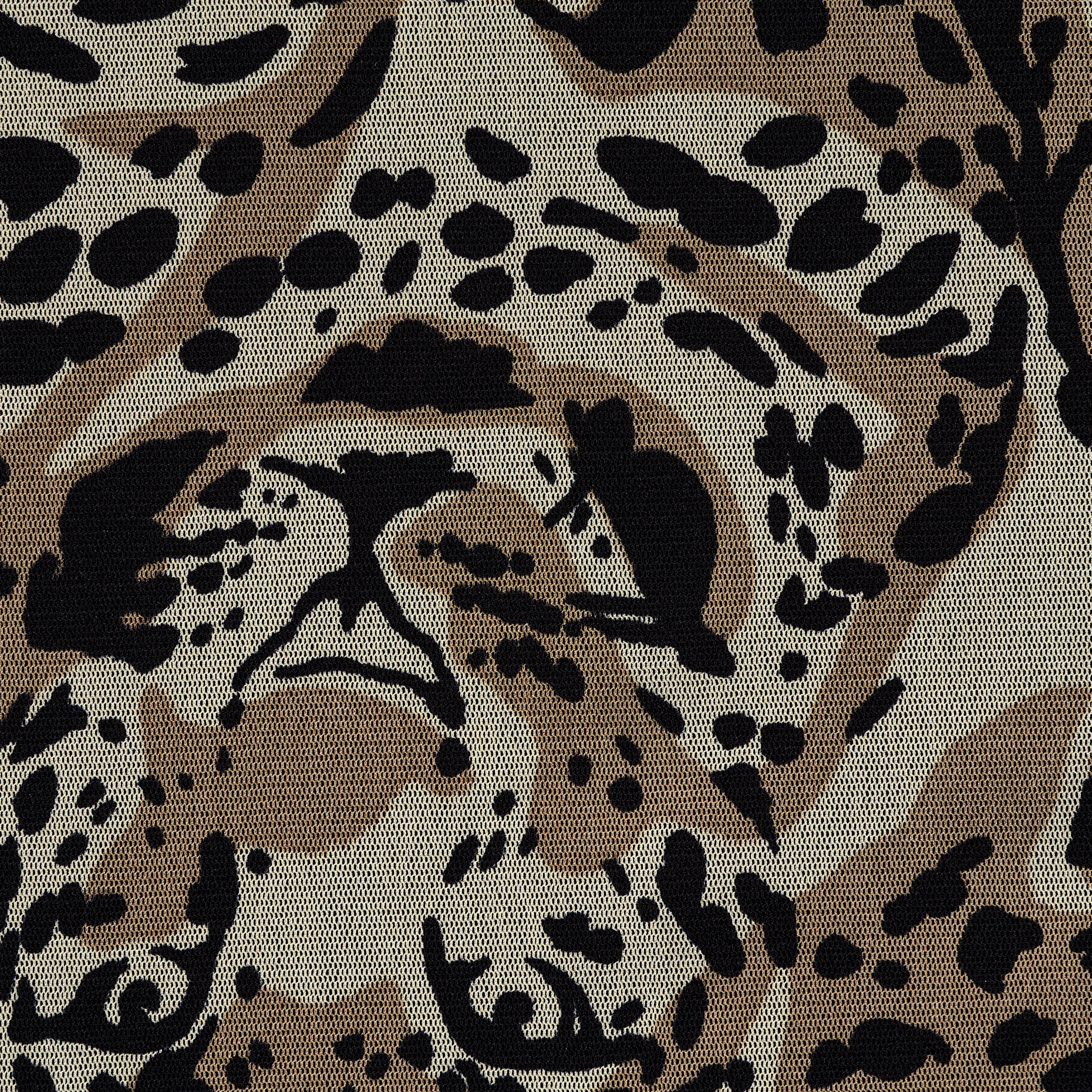 Mesh, Polyamid, Bedruckt, Safari (F000042922) - Gewebe