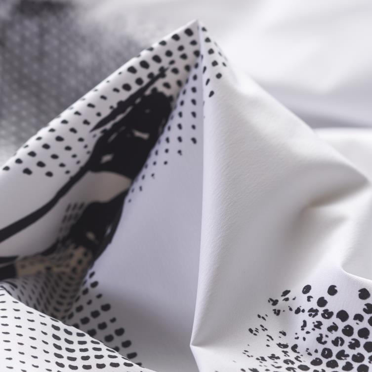 OUTDOOR, PRINTED, ELASTIC, RAVEN BLACK&BRILLIANT WHITE (F000027403)