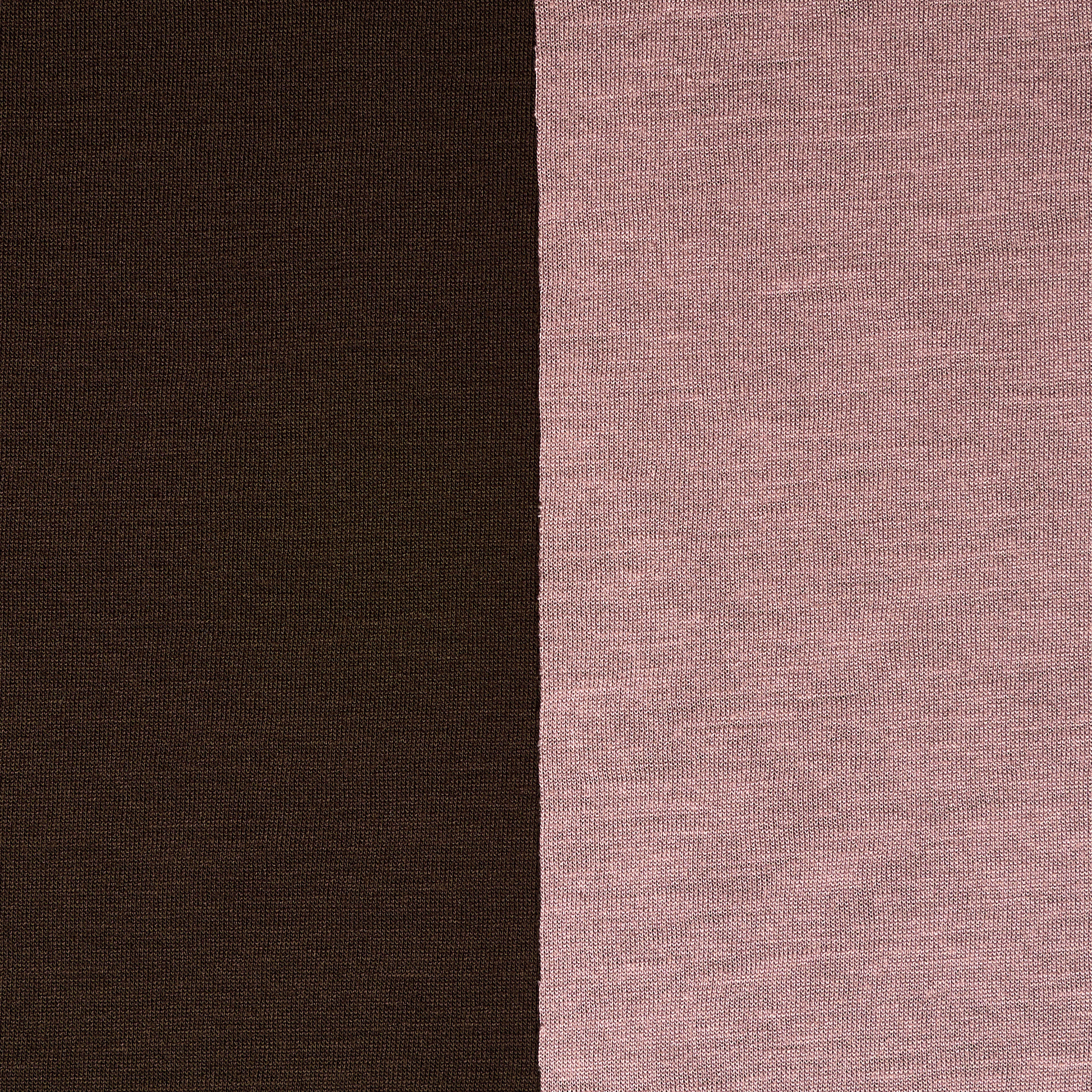 Double Jersey, Wiskoza, Coconut Shell&Raven Black (F000036717) - Tkana