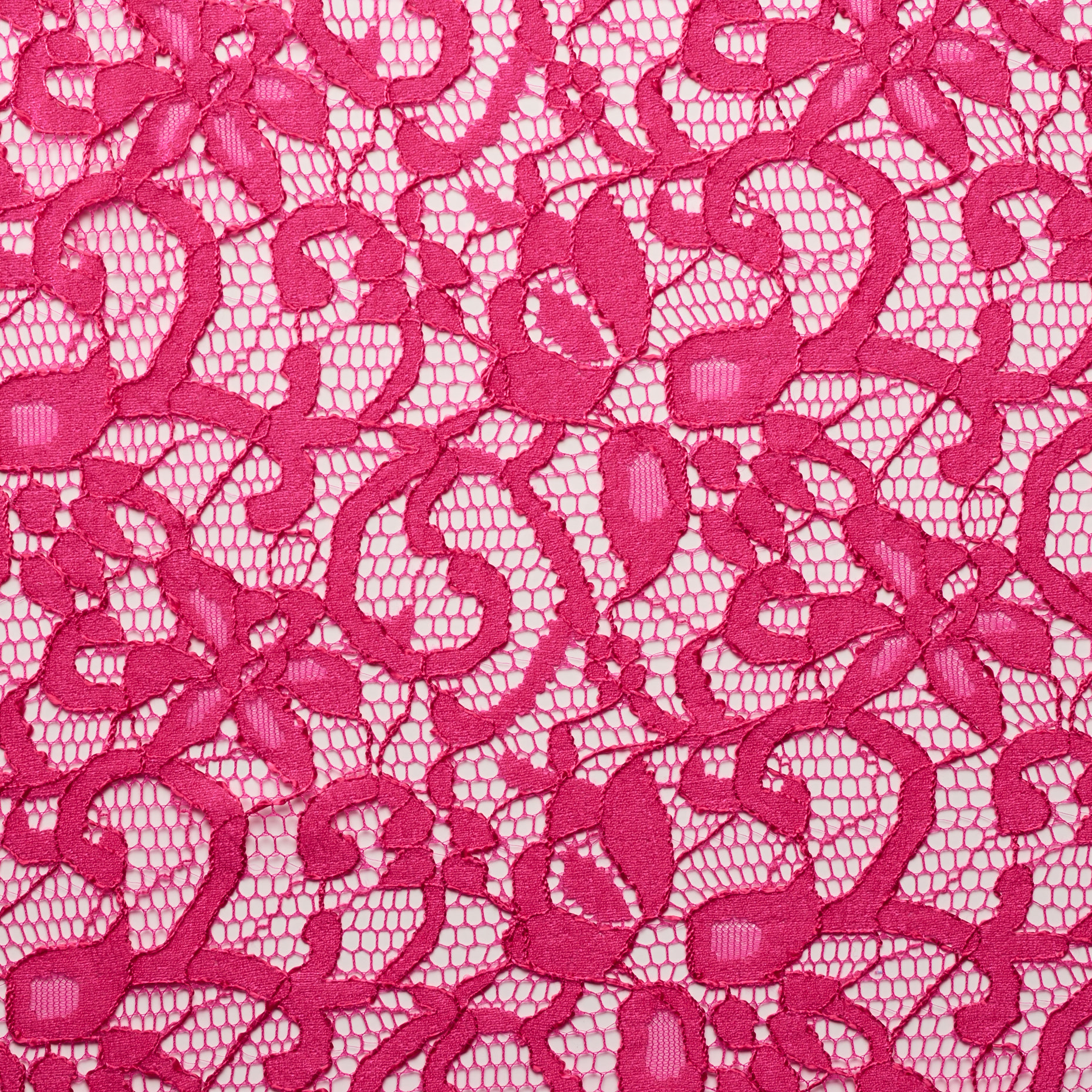 Dentelle, Viscose , Raspberry (F000025339) - Tissage