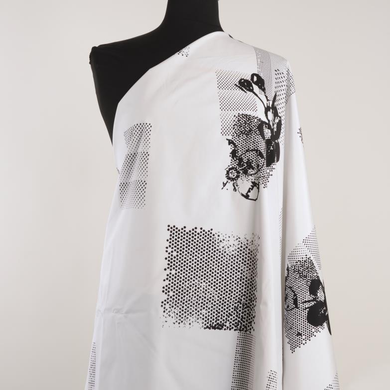 Outdoor, Imprimé, Elástique, Raven Black&Brilliant White (F000027403) - Mannequin