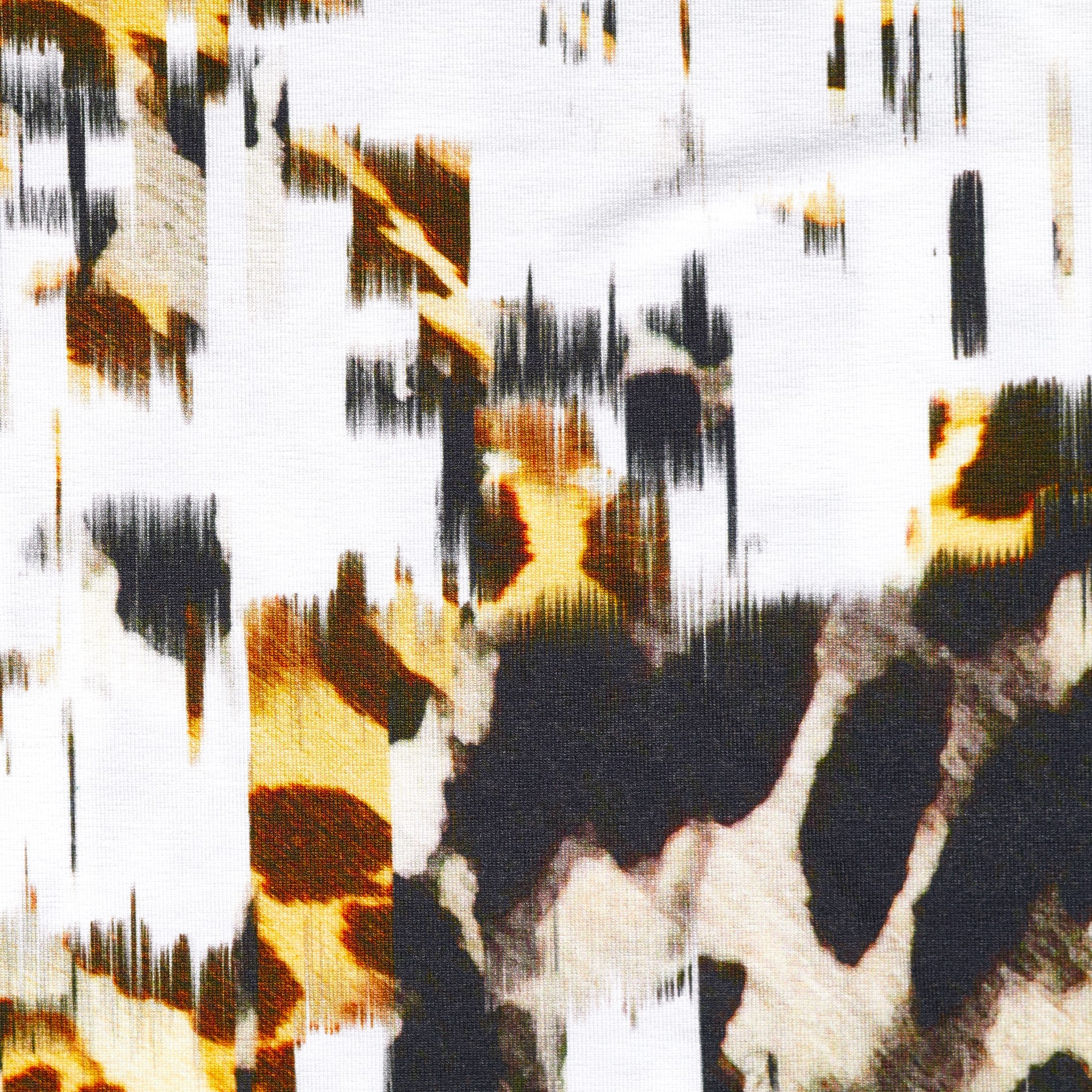 Single Jersey, Wiskoza, Wydrukowany, Nugget Gold&Snow White (F000032431) - Tkana