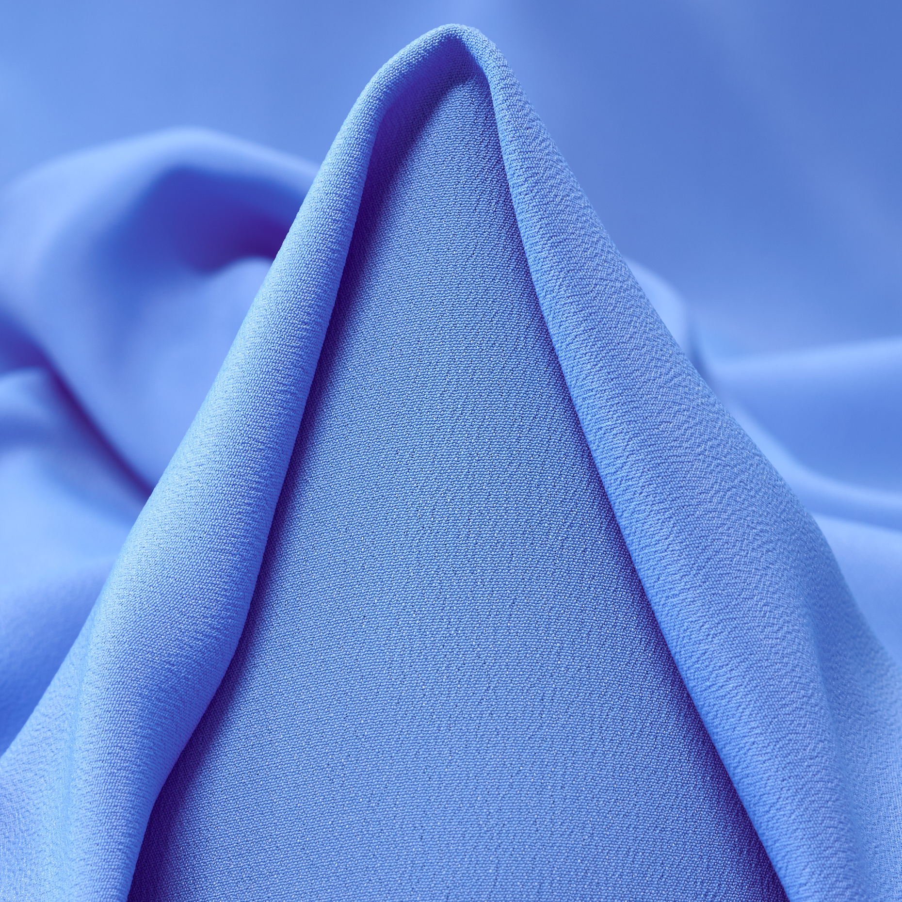CRÊPE, ACETATE, SILK, ALASKAN BLUE (F000049275)