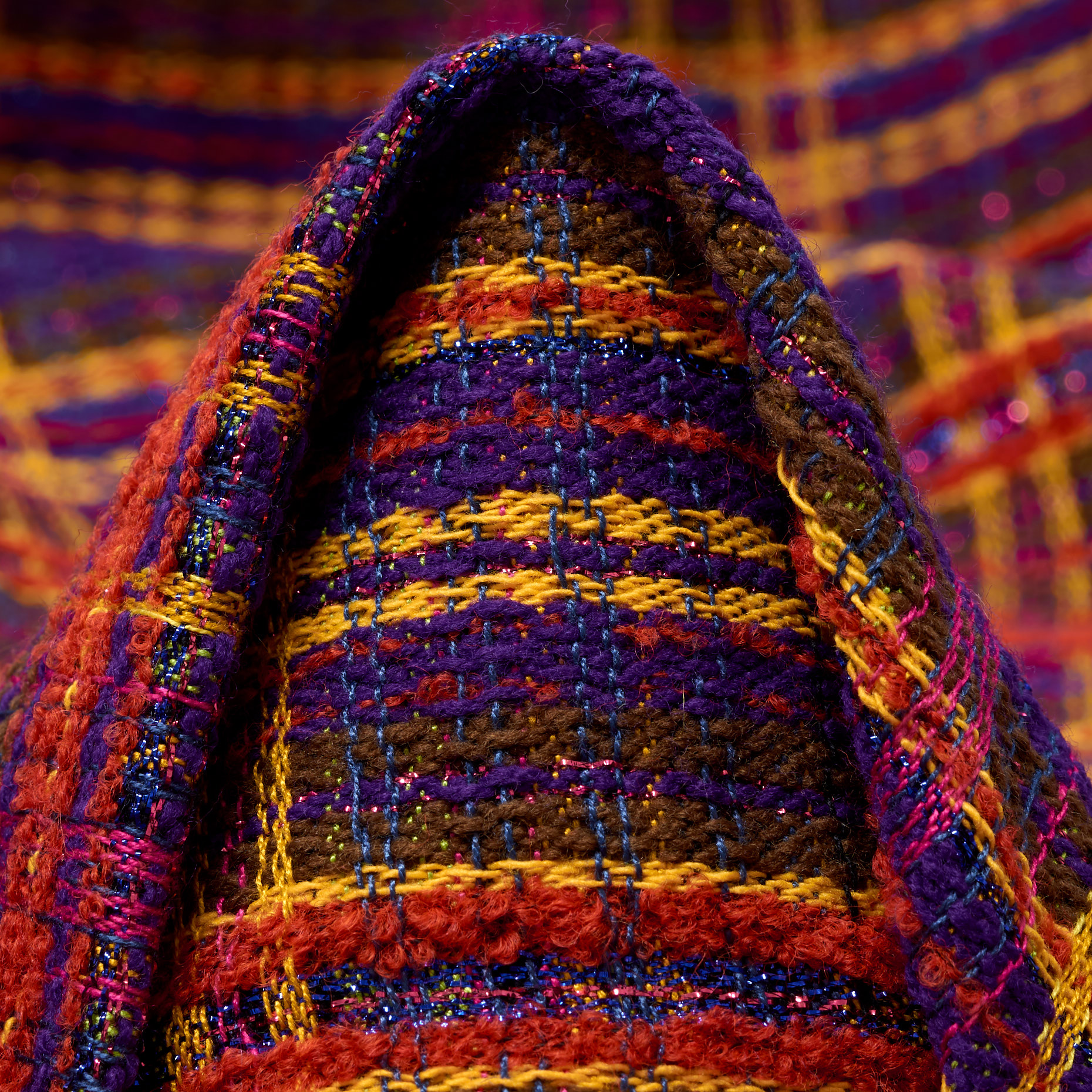 BOUCLÉ, CHANEL, LUREX, HYACINTH&OLD GOLD (P000002940)