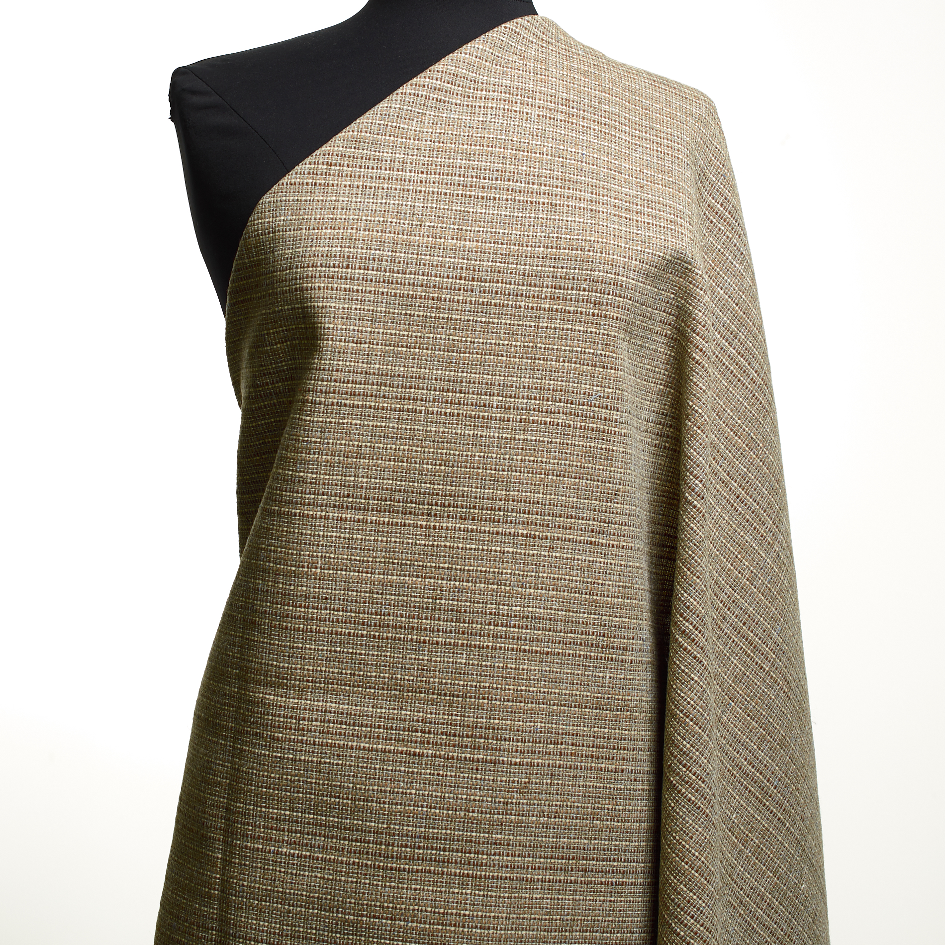 CANVAS, COTTON, STRIPES, COCA MOCHA&BONE WHITE (F000034767) - Mannequin