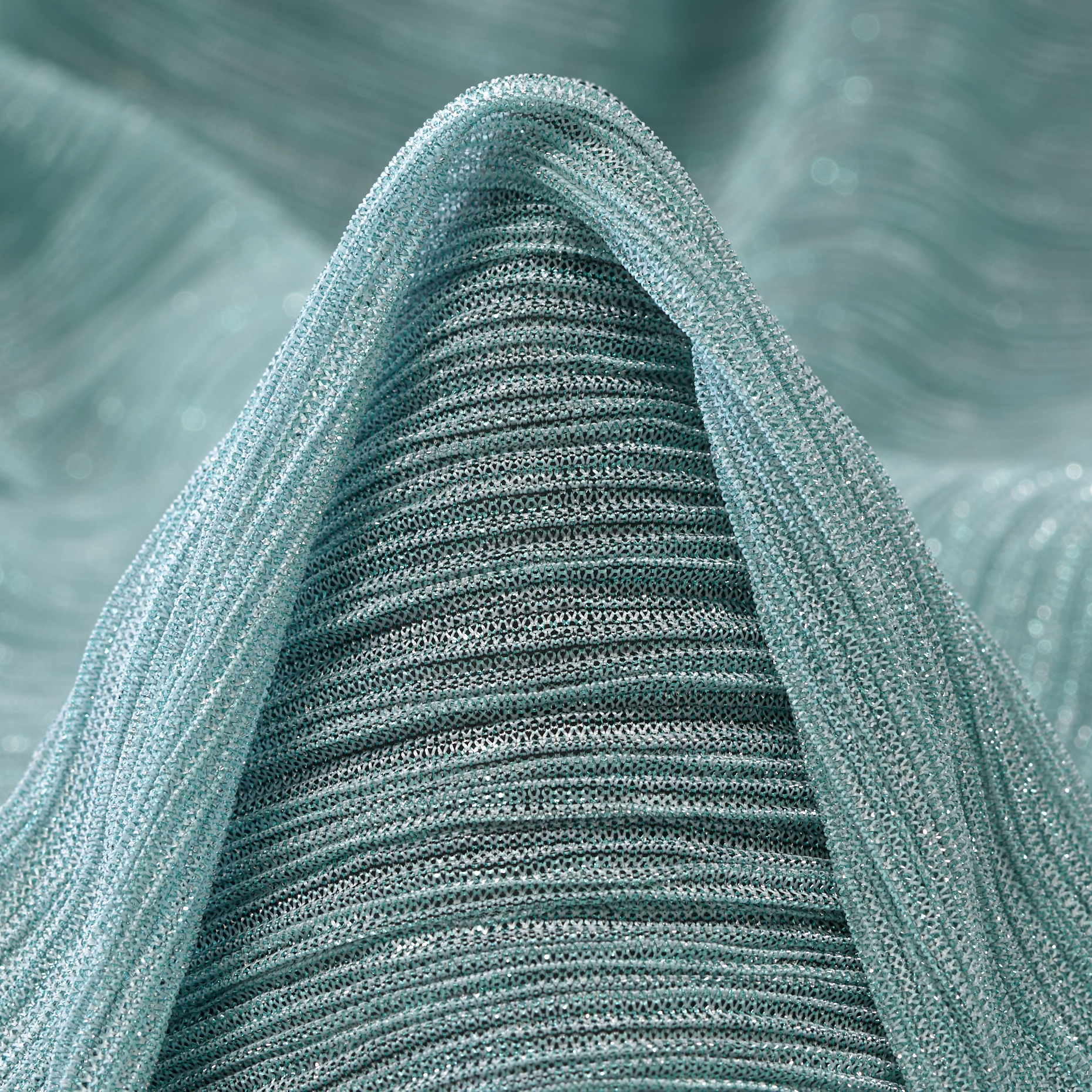 JERSEY, LUREX, TRANSPARENT, STERLING BLUE (F000048682)