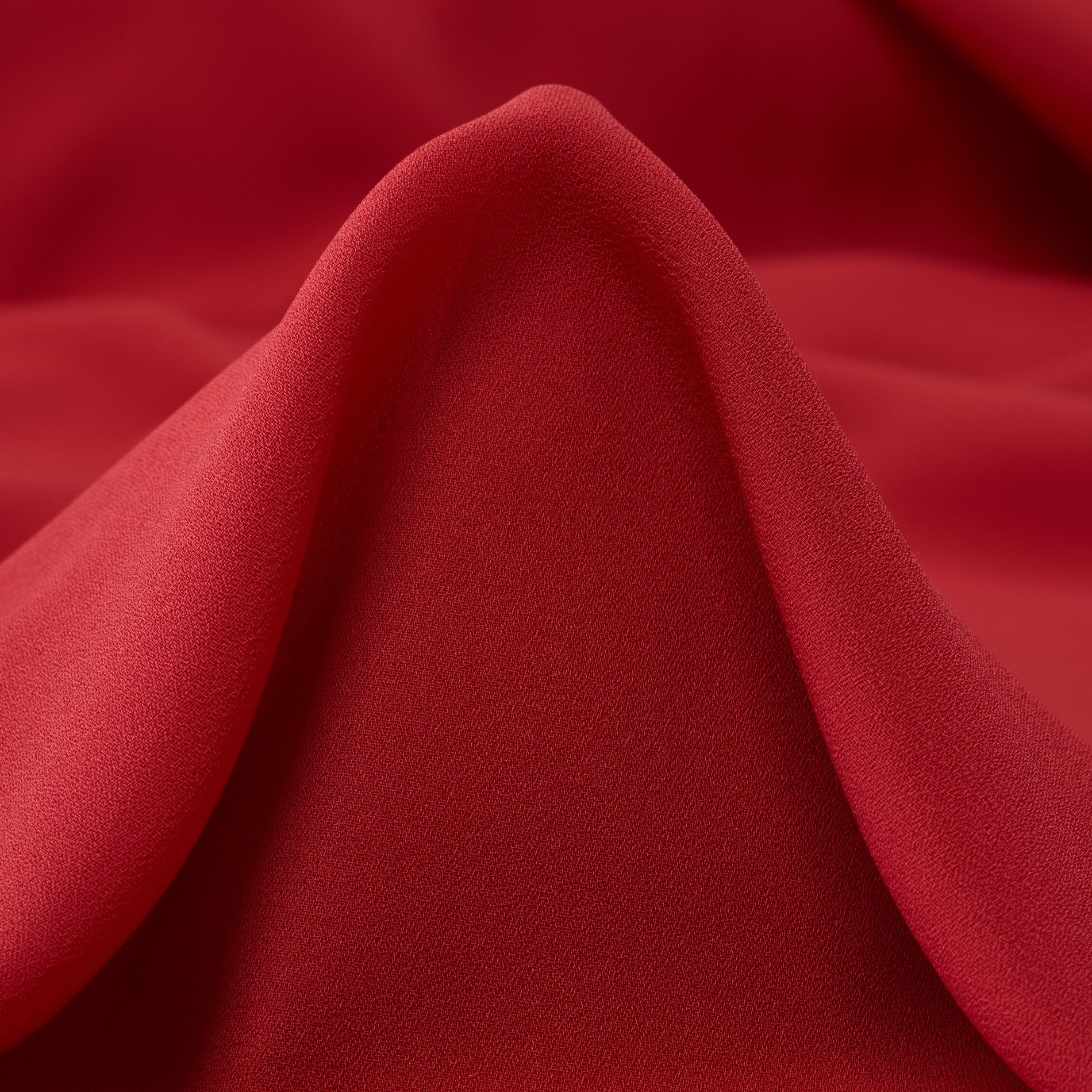 Crêpe De Chine, Racing Red (F000030370)