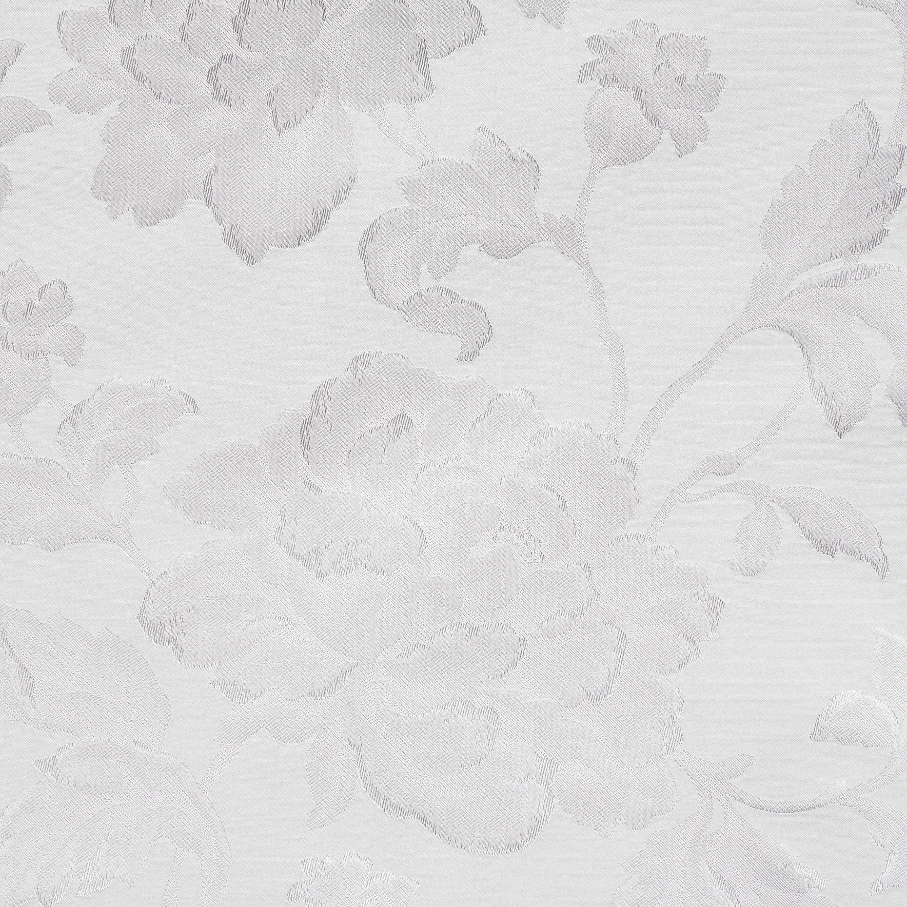 TAFFETA, JACQUARD, FLORAL, SNOW WHITE (B0000059) - Texture
