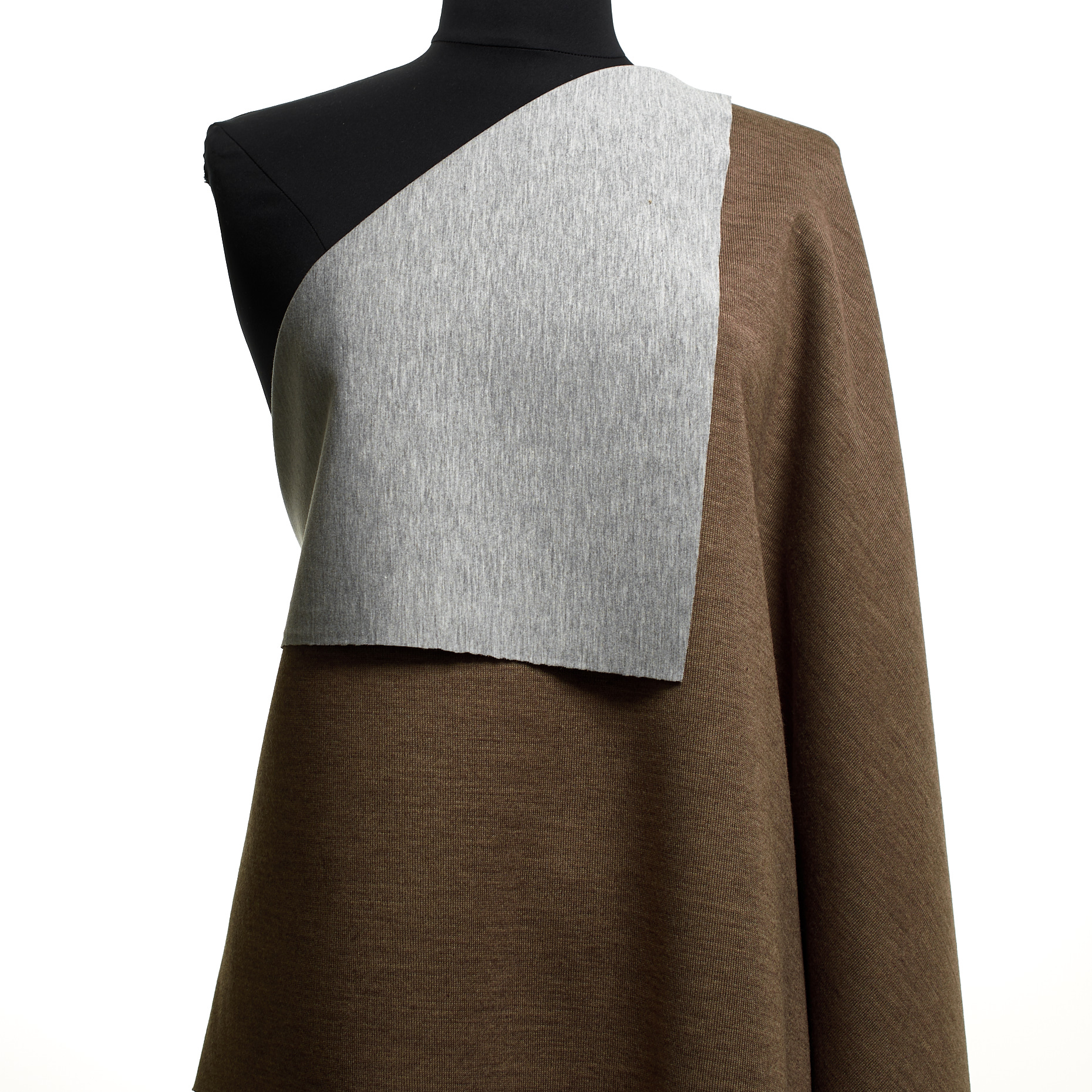 Double, Jersey, Wolle Mix, Taupe Gray (F000047742) - Schaufensterpuppe