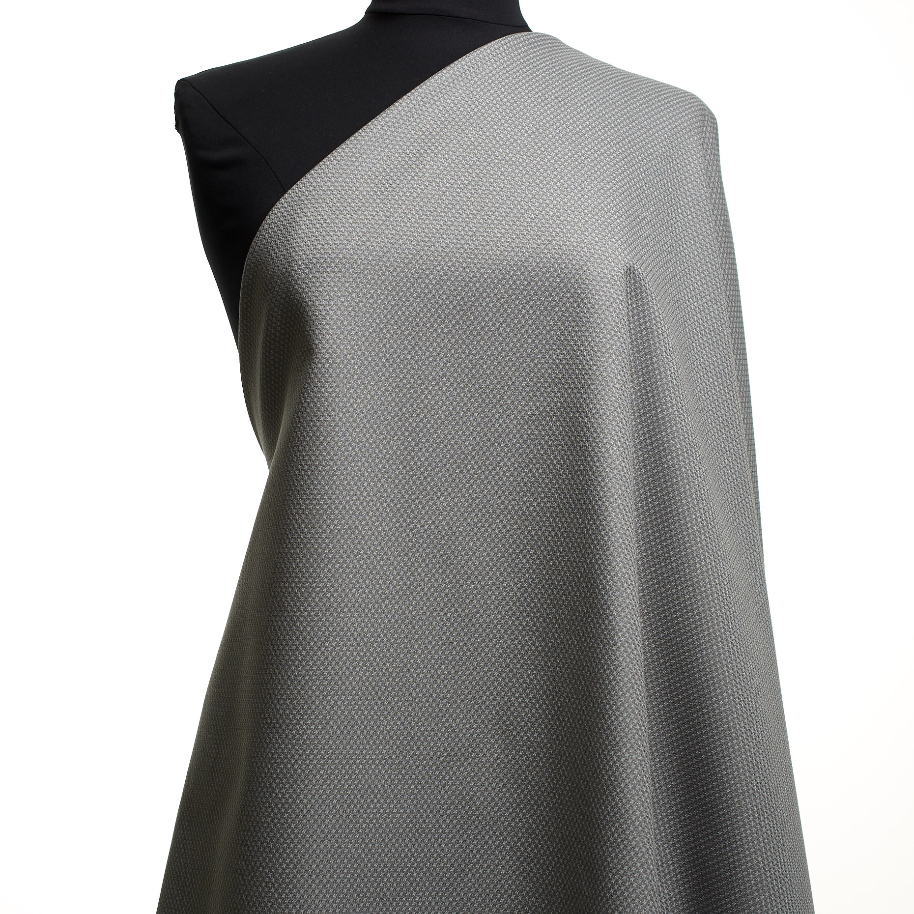 Хлопок, Мелкий рисунок, Ghost Gray (F000044606) - Манекен