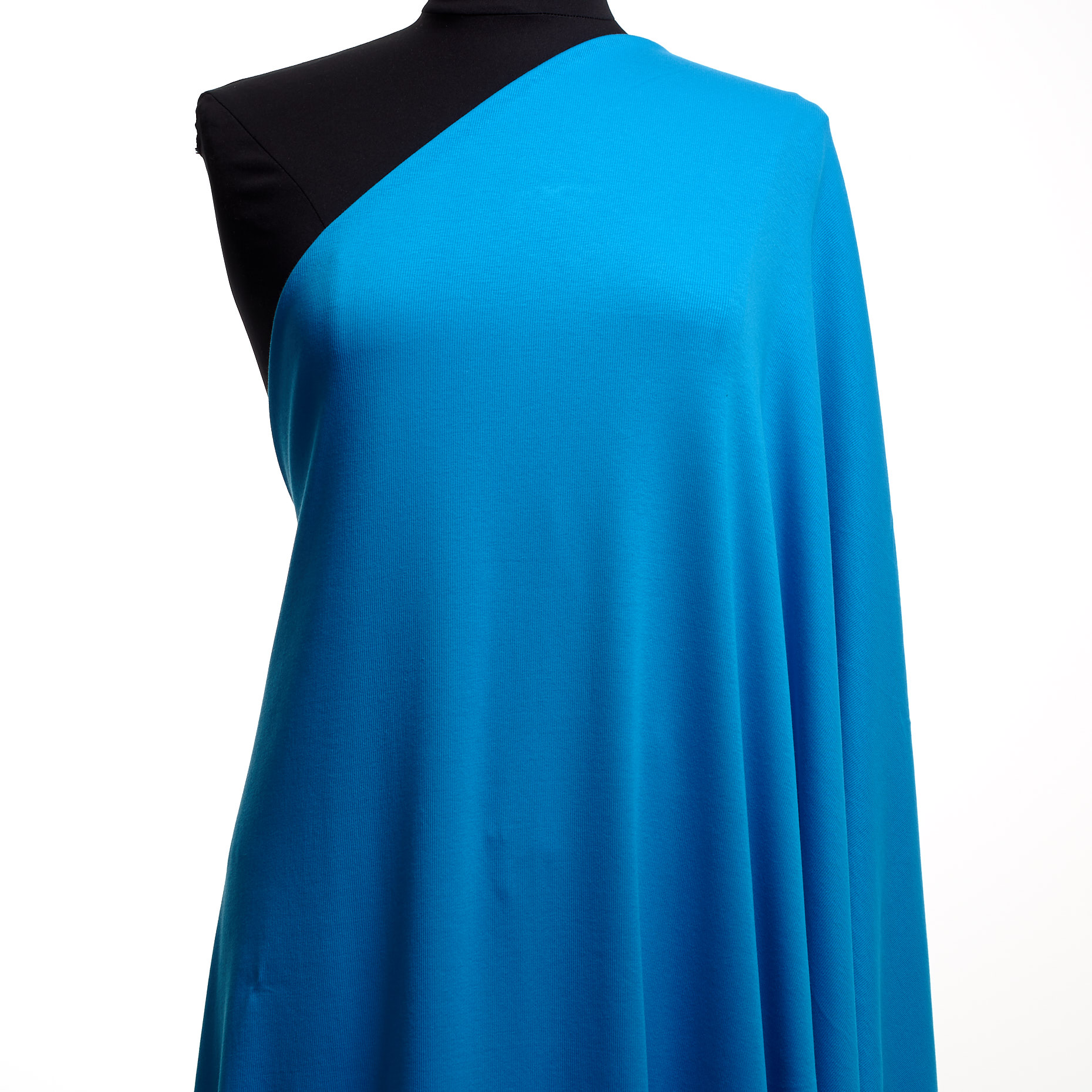 Трикотажная Резинка, Хлопок с эластаном, Swedish Blue (F000043068) - Манекен