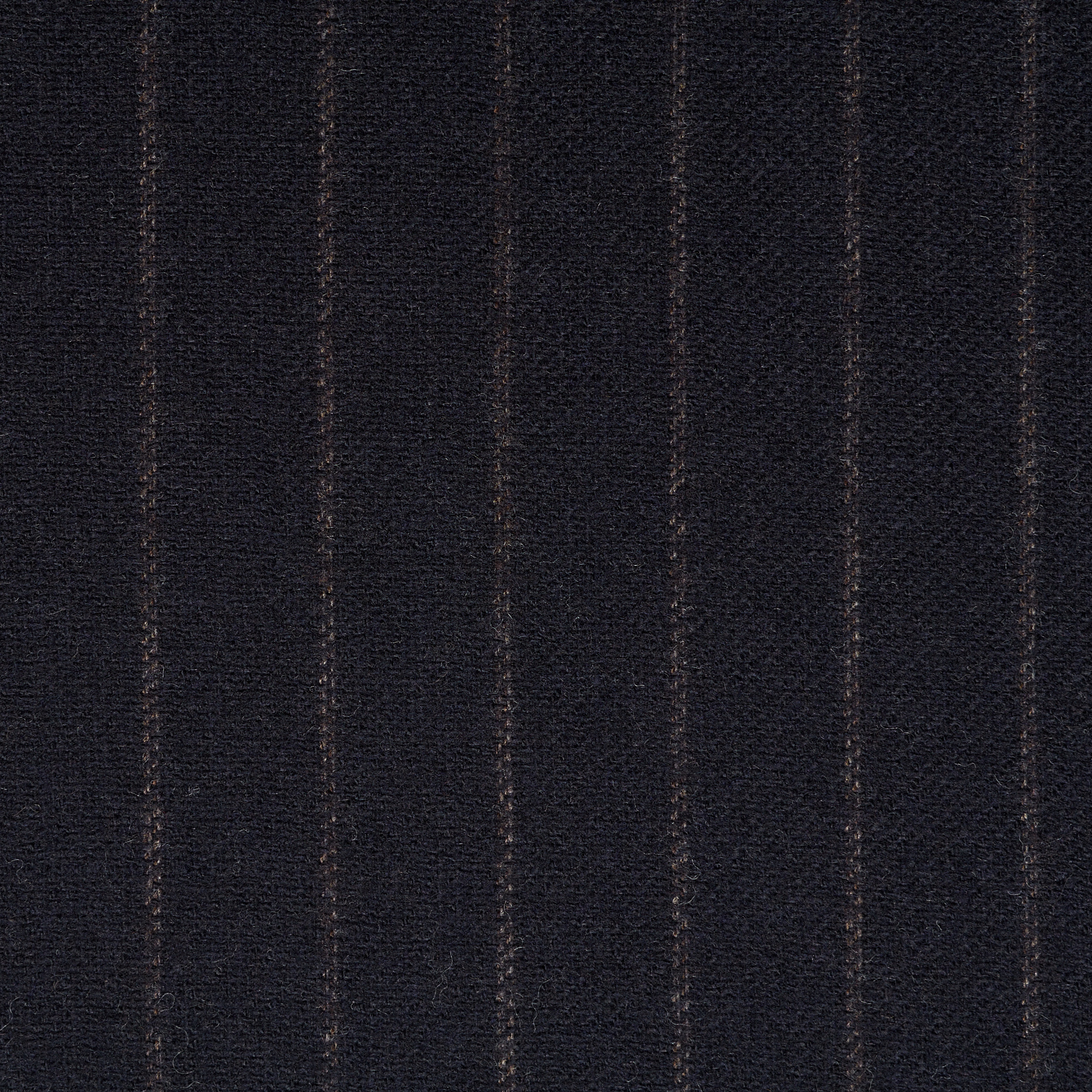 Фланель, Шерсть Виргинская, Мелкая полоска, Black Beauty&Praline (F000048126) - Ткань