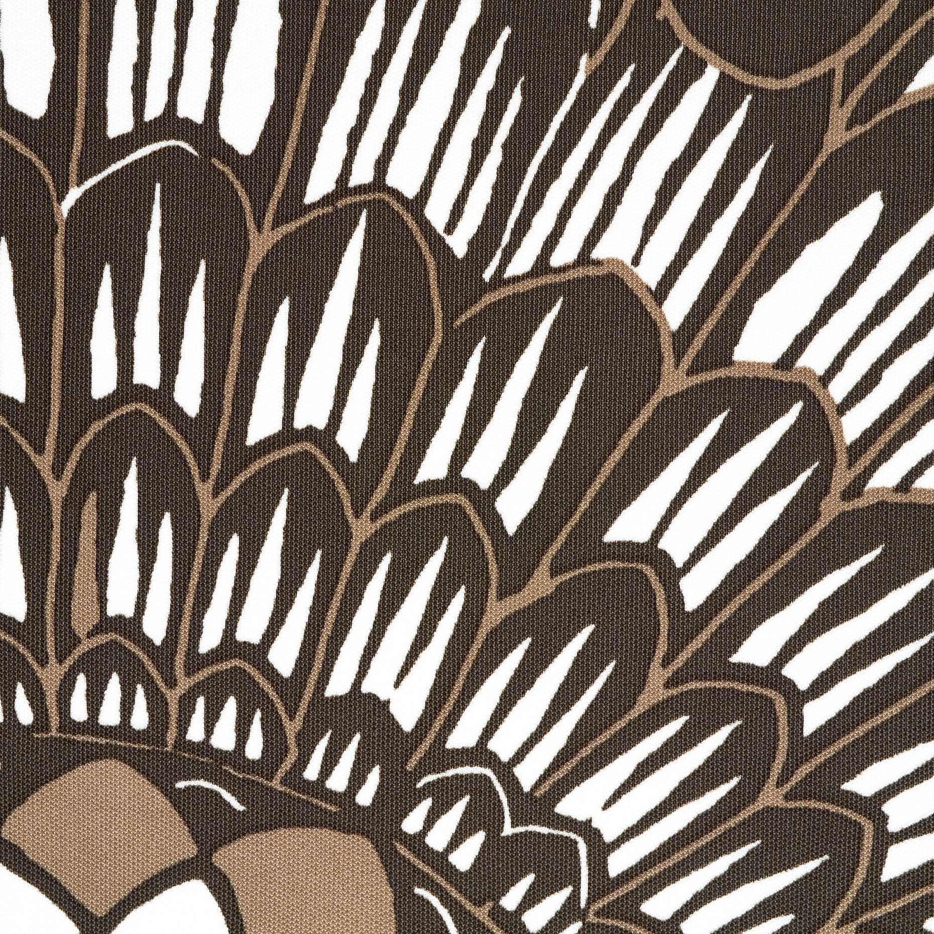 SINGLE JERSEY, VISCOSE, PRINTED, TOBACCO (F0001050) - Texture