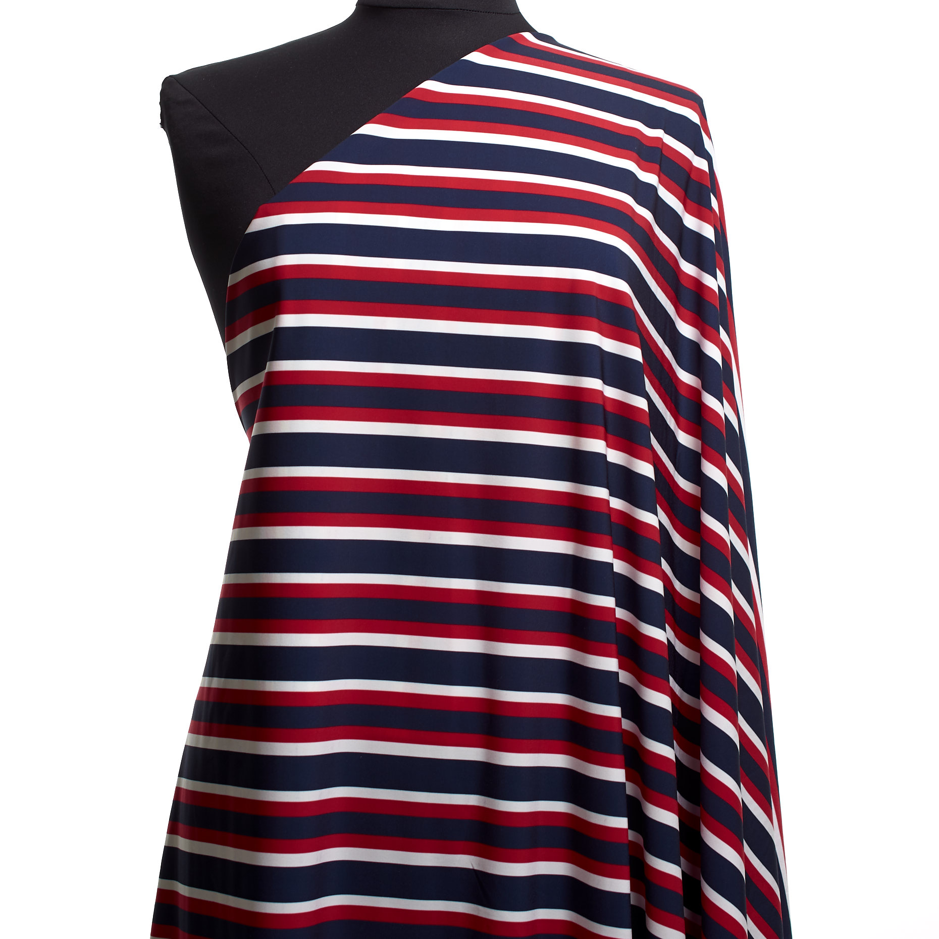 Techno Jersey, Imprimé, Haute Elasticité, Outer Space&Tango Red (F000041398) - Mannequin