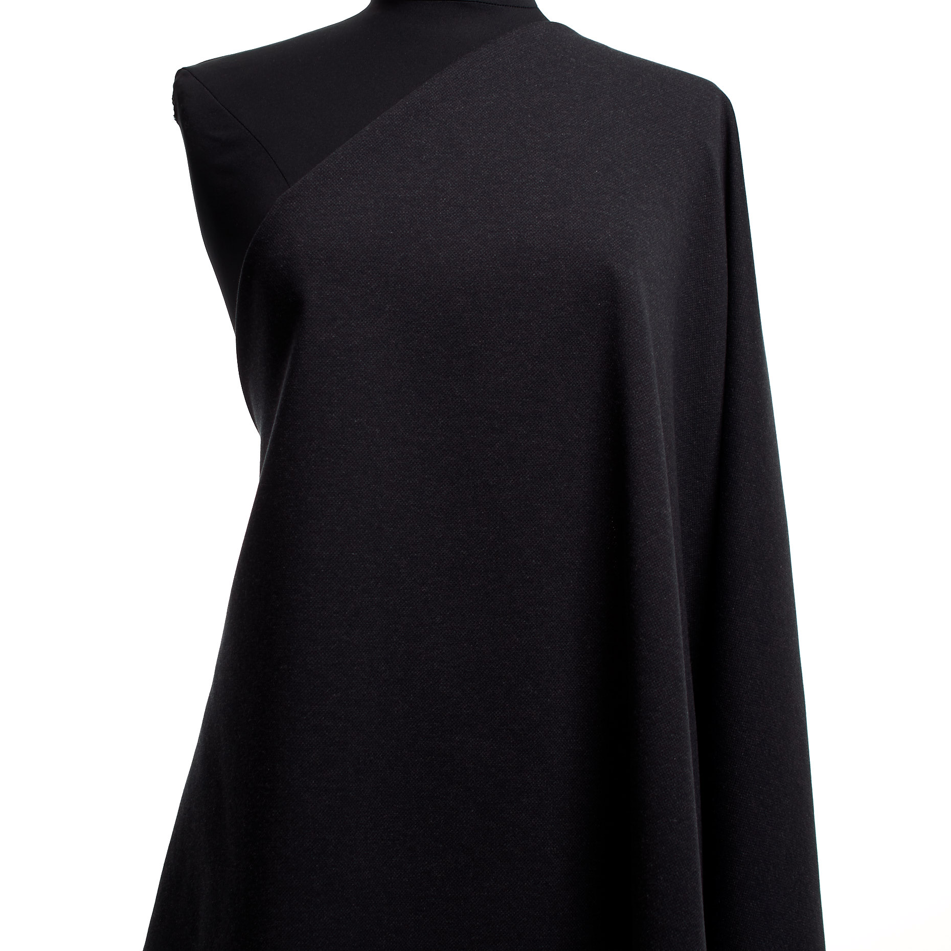 Jersey, Coton, Micro Design, Anthracite (F000042009) - Mannequin